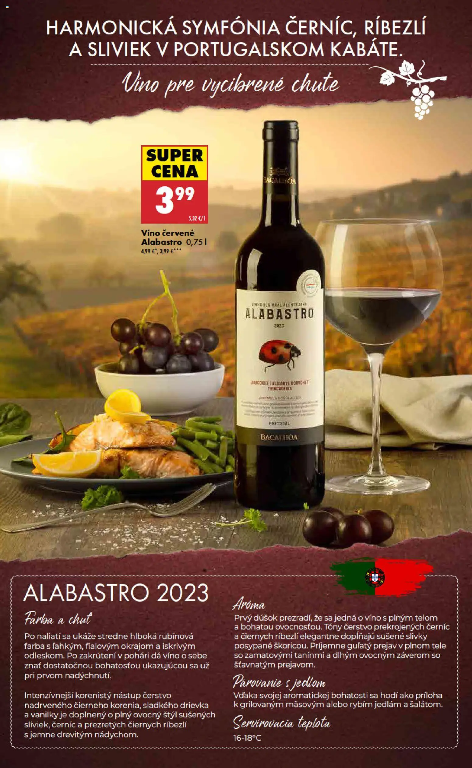 Nové Biedronka akcie – leták je platný od 19.03.2026 | Strana: 38 | Produkty: Víno, Slivky, Sušené slivky