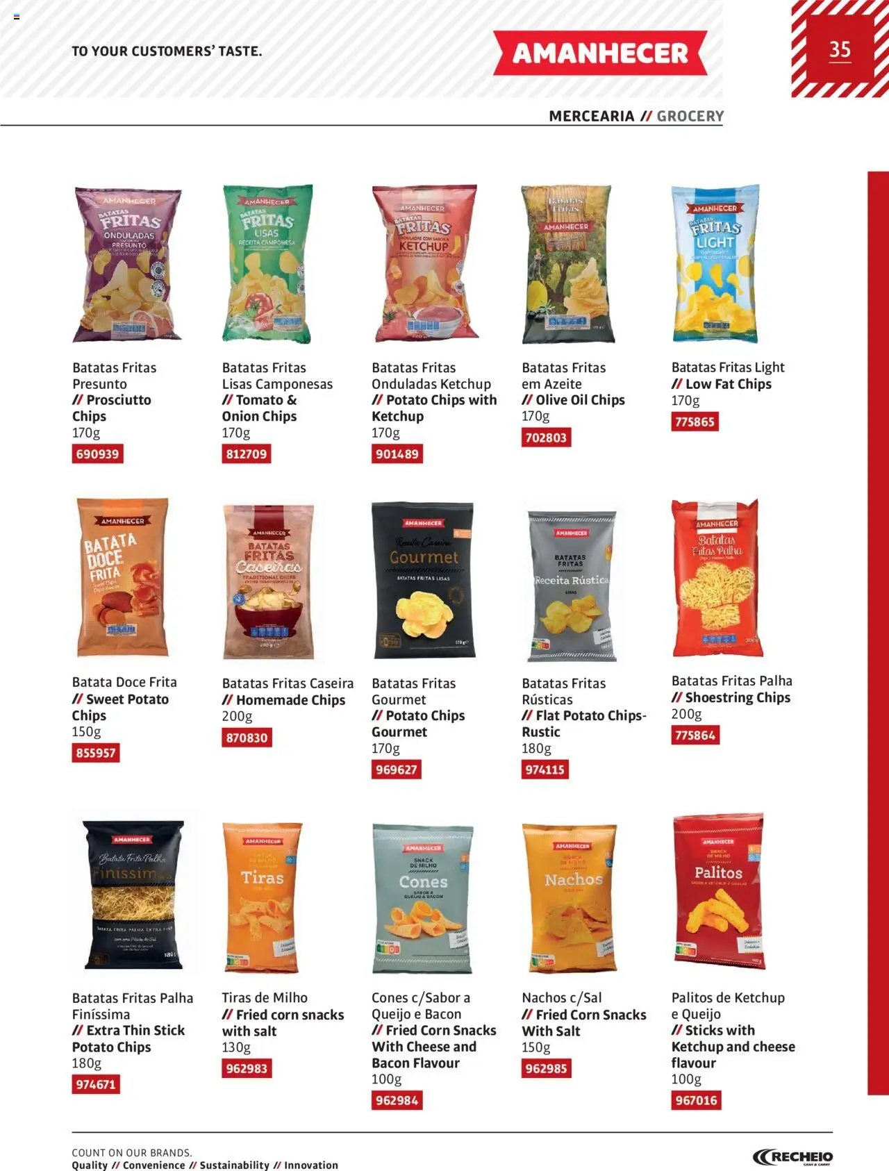 Recheio Amanhecer │ válido de 11.07.2024 | Página: 35 | Produtos: Batata, Bacon, Batata frita, Queijo