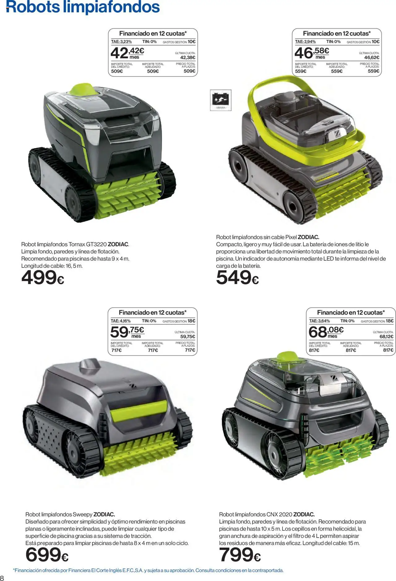 Hipercor catálogo │ válido desde el 05.05.2025 | Página: 8 | Productos: Té, Cable, Robot, Batería