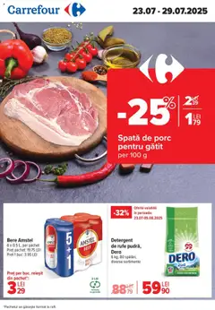Catalog Carrefour – previzualizare al pliantului de la Carrefour valabil de la 23.07.2025