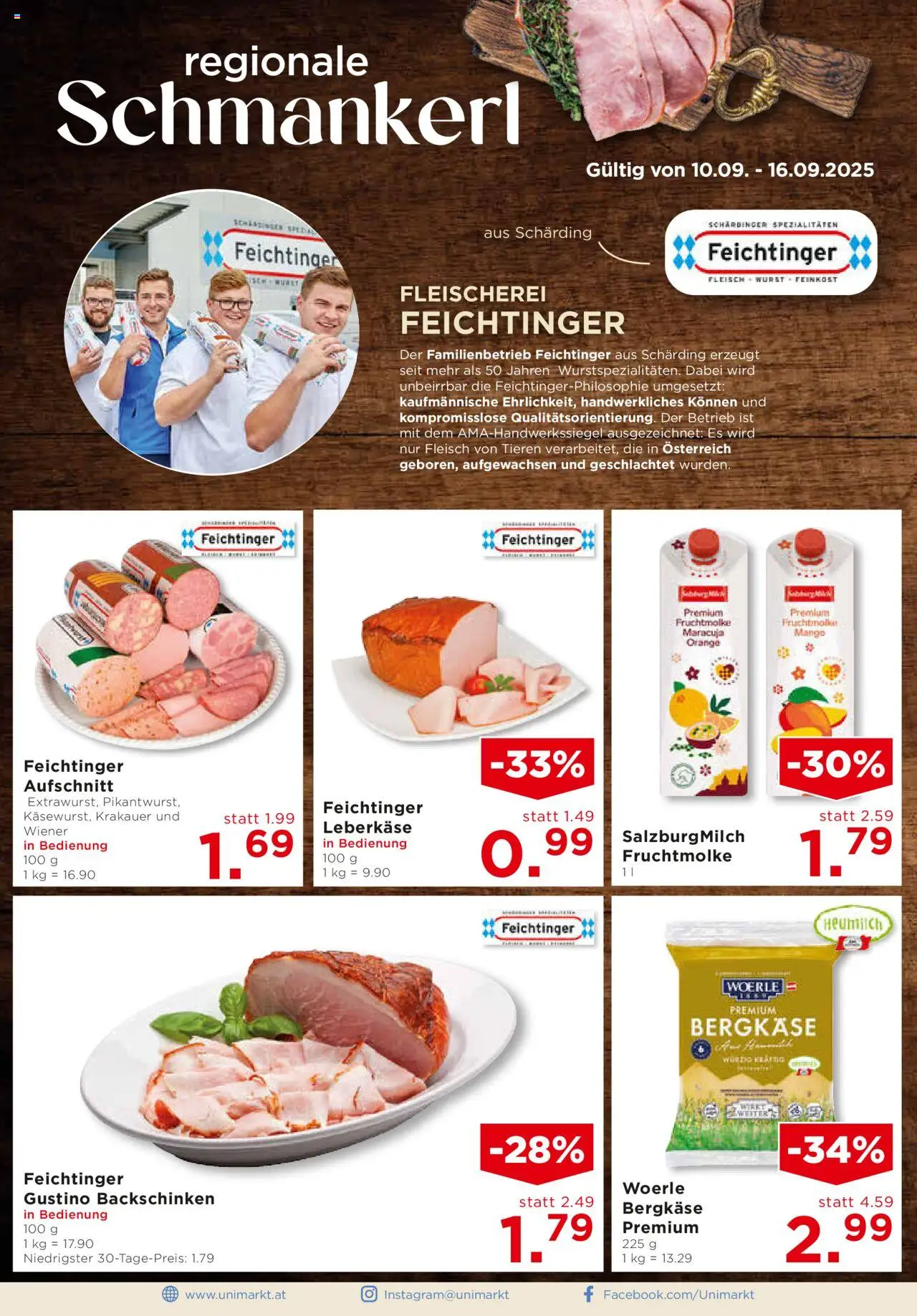 Unimarkt Innviertel gültig ab 10.09.2025 | Seite: 4 | Produkte: Mango