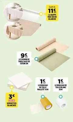 Centrakor - Prévisualisation de Centrakor catalogue recevoir avec style & tables d'été valide à partir de 27.04.2026 | Page: 65 | Produits: Coton, Rouleau, Table, Nappe