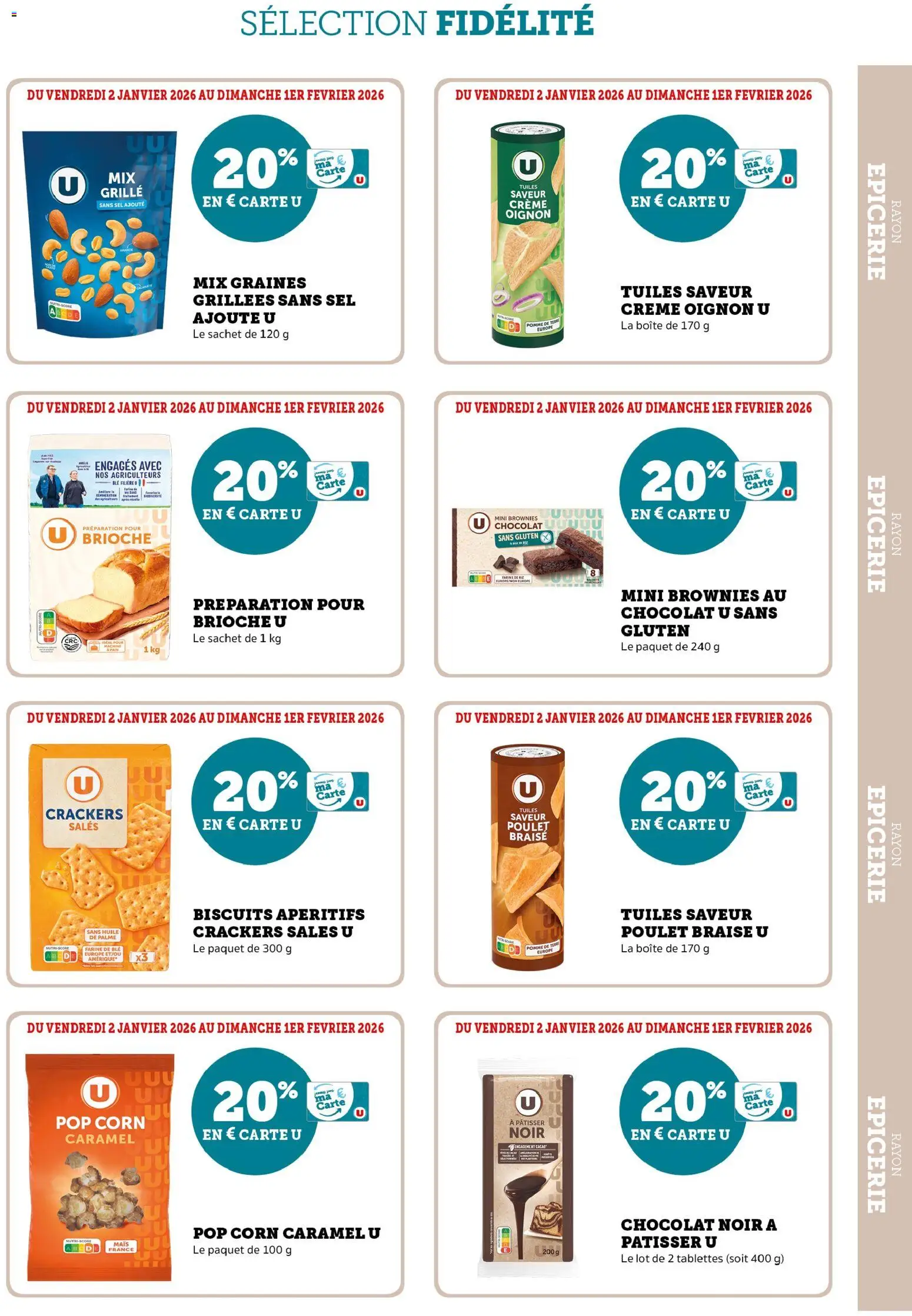 {H1} | Page: 13 | Produits: Farine de ble, Mais, Sel, Biscuits