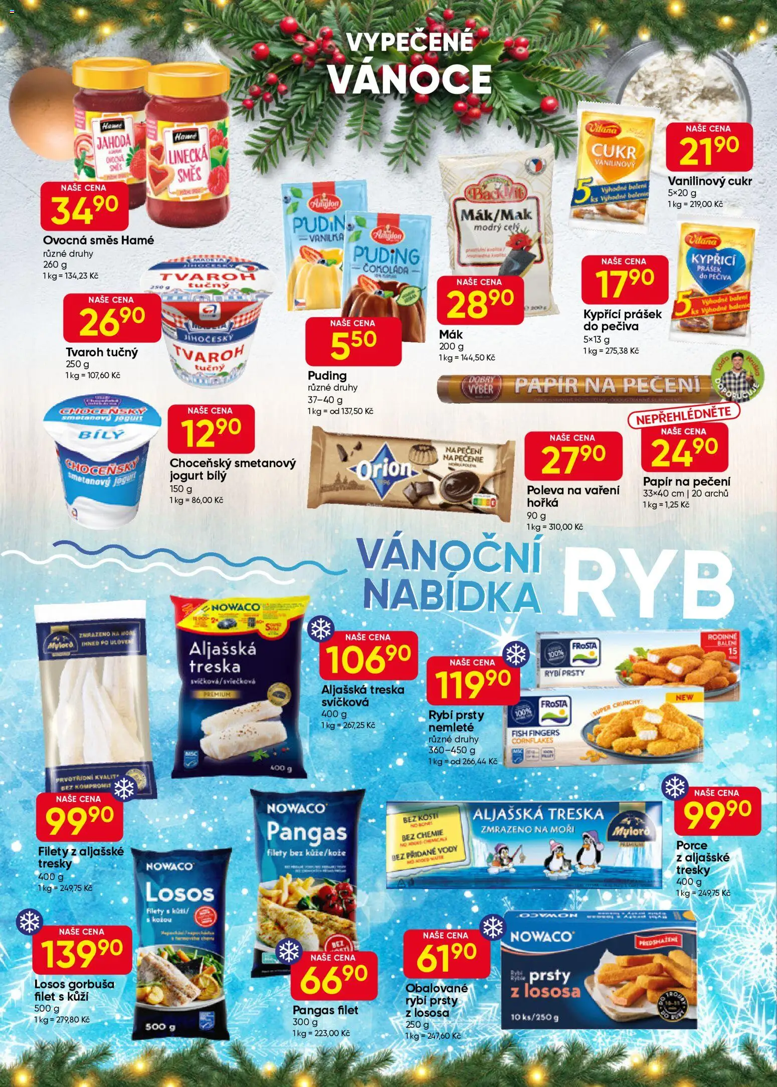Hruška leták od 03.12.2025 | Strana: 4 | Produkty: Aljašská treska, Treska, Rybí prsty, Filet