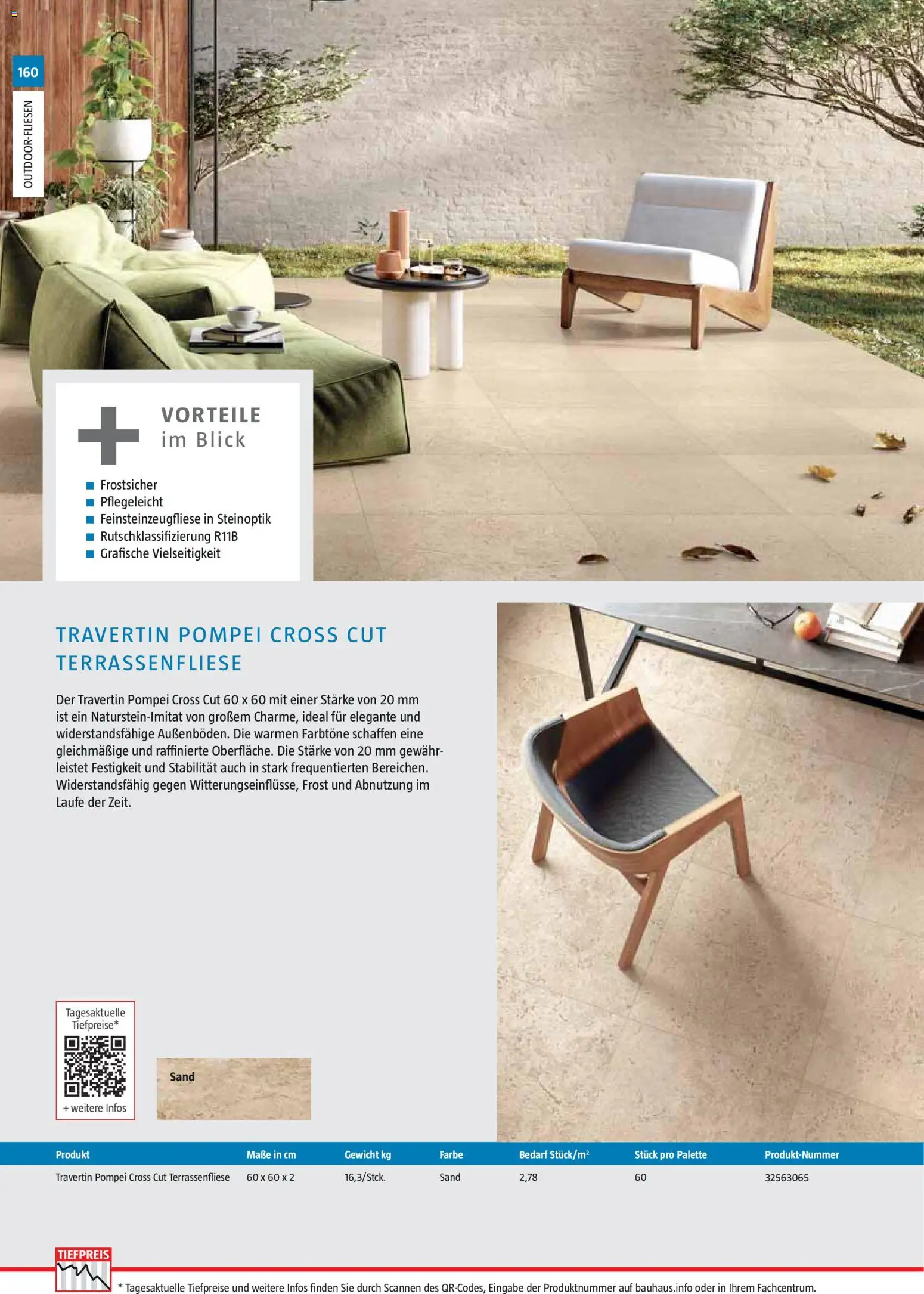 Bauhaus Gartenbaumaterialien 2026 – gültig ab 02.03.2026 | Seite: 160 | Produkte: Gewicht