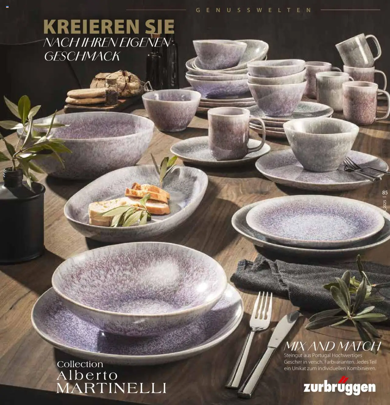 Zurbrüggen Lebenslust - gültig ab dem 01.04.2025 | Seite: 85
