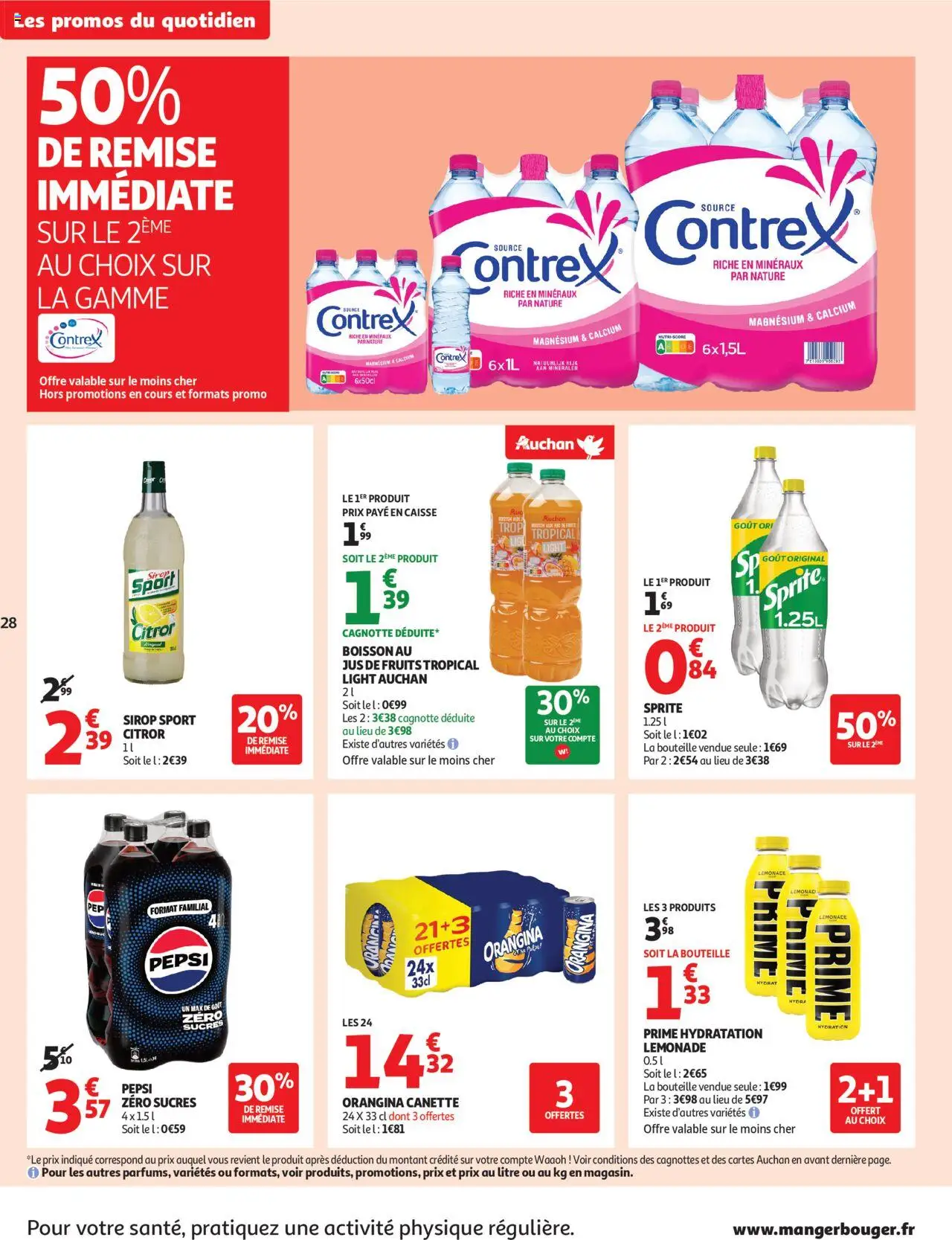  | Page: 28 | Produits: Orangina, Jus, Contrex
