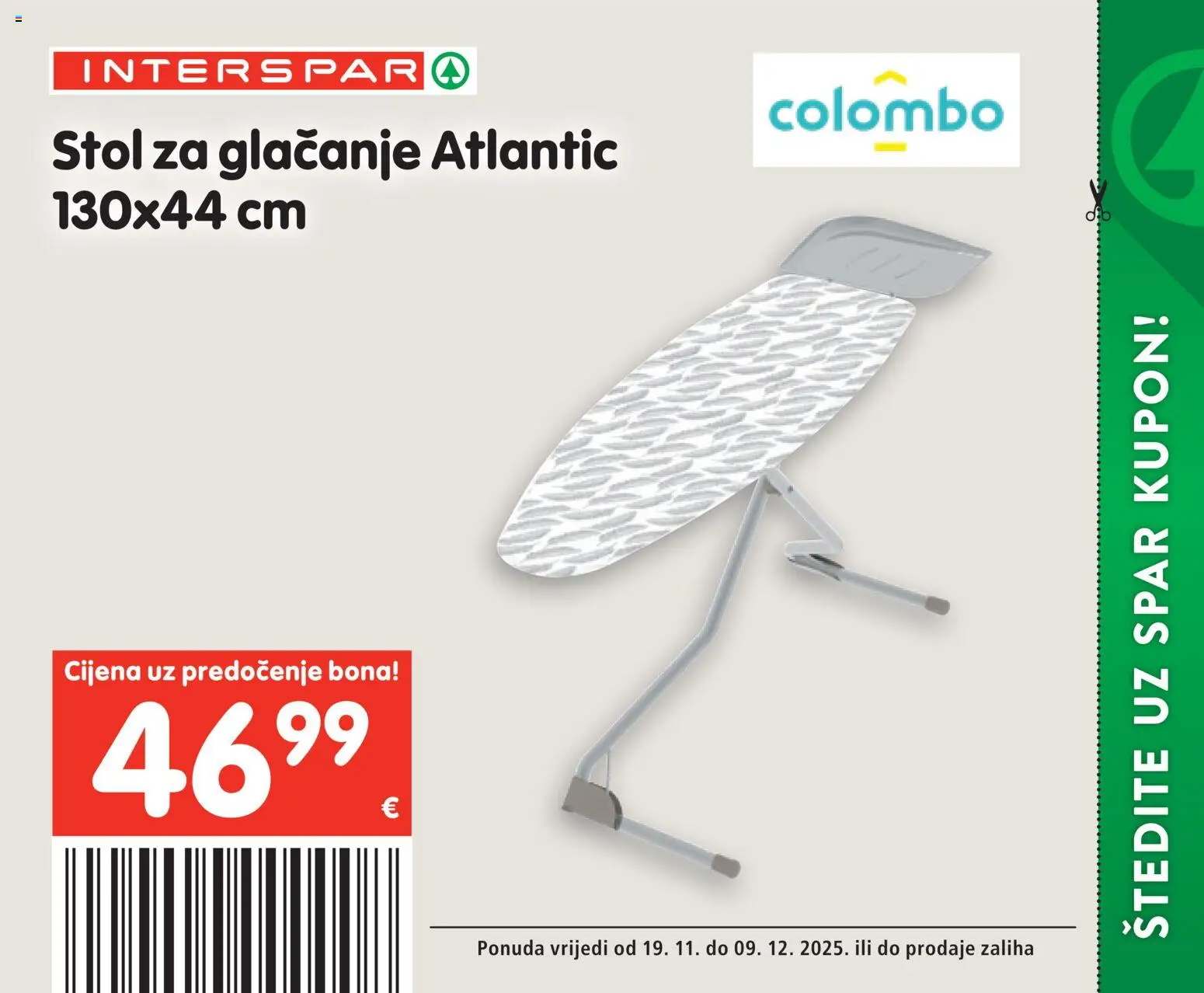 Interspar katalog | vrijedi od 19.11.2025 | Stranica: 66 | Proizvodi: Stol