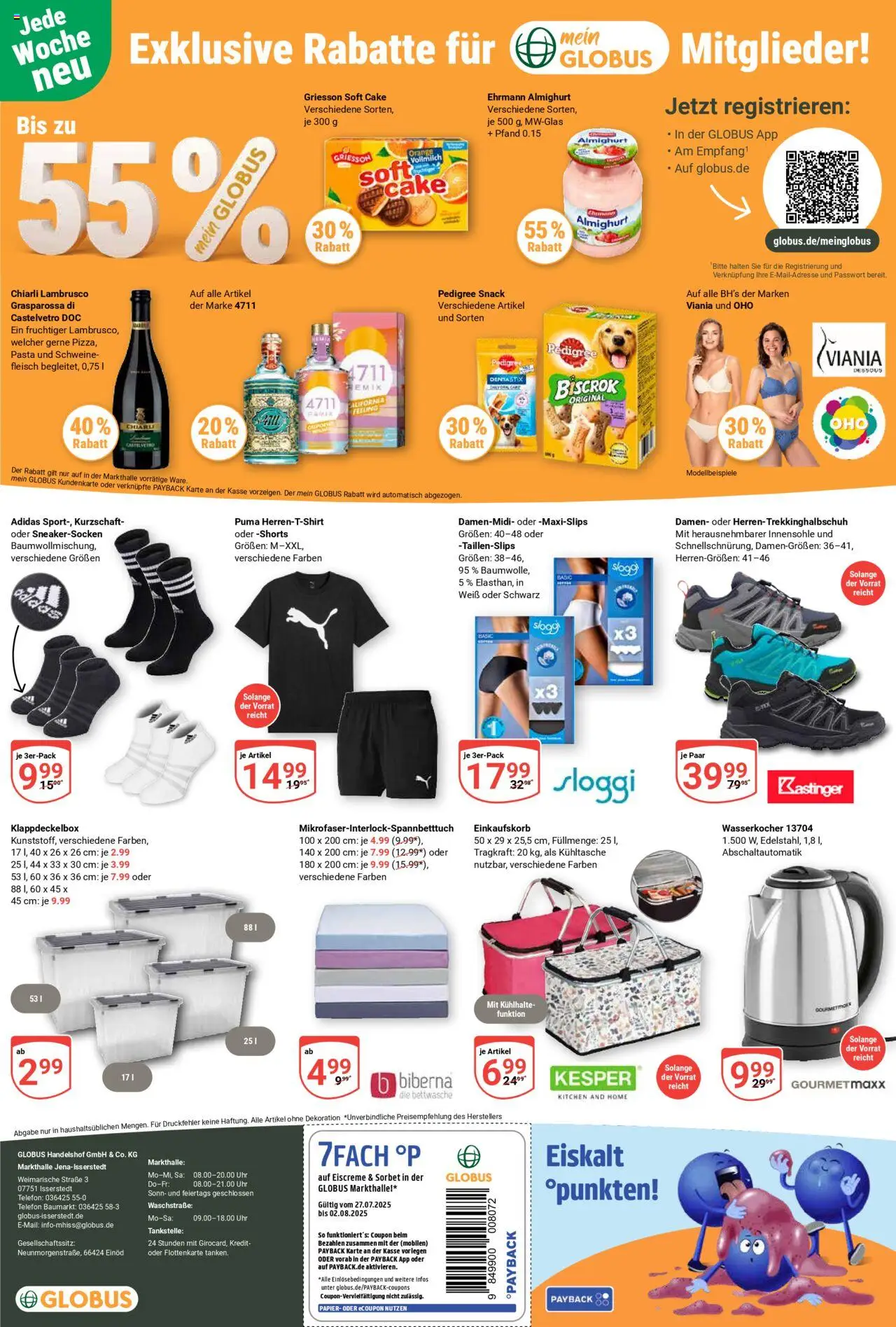 Globus Prospekt 	 - gültig ab dem 28.07.2025 | Seite: 28 | Produkte: Bettwäsche, Pedigree, Fleisch, Telefon