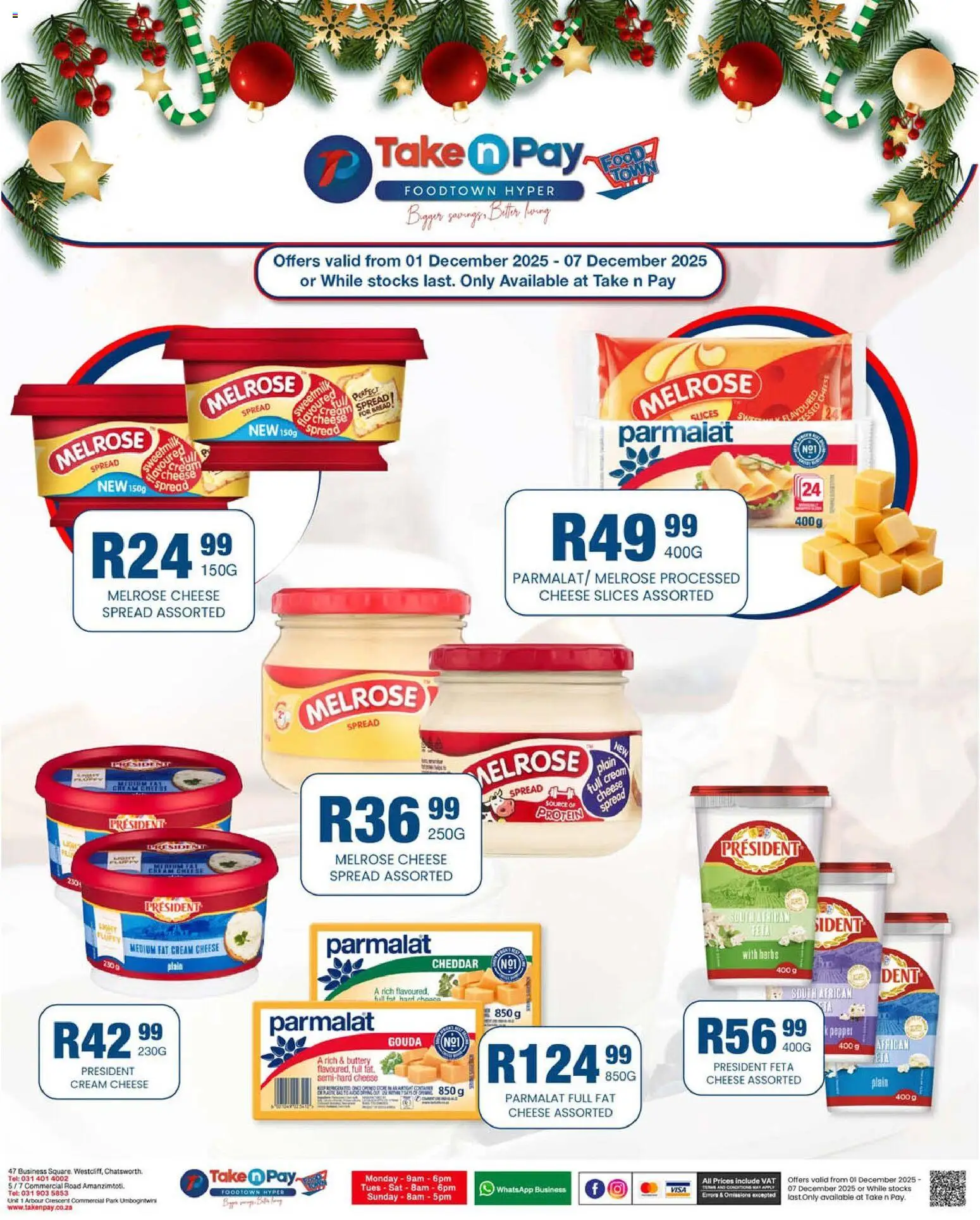 New Take n Pay catalogue – valid from 01.12.2025 | Page: 18 | Products: Cheese, Cream, Herbs, Pepper