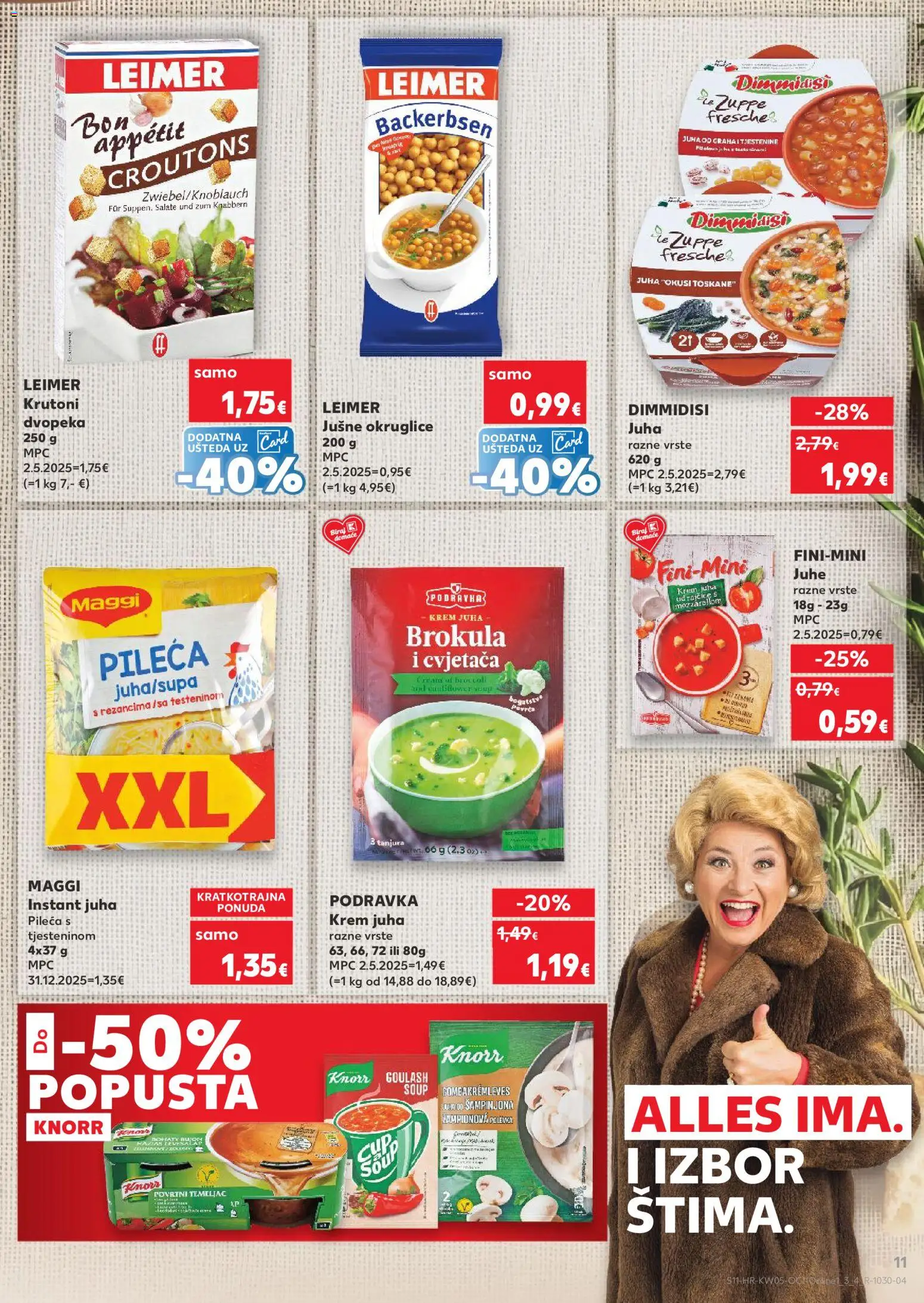 Kaufland katalog | vrijedi od 28.01.2026 | Stranica: 11 | Proizvodi: Brokula, Okruglice, Podravka, Rajčice