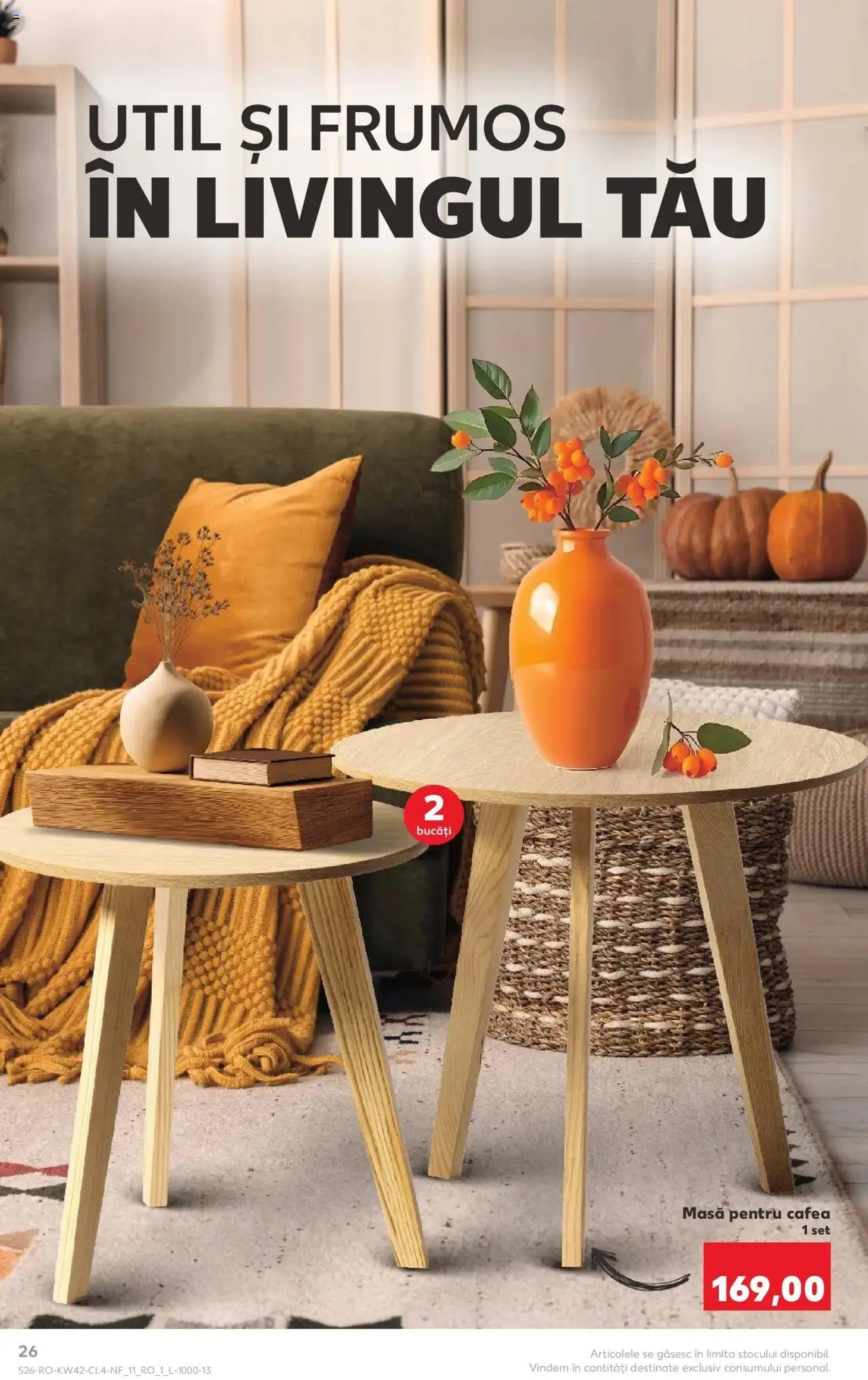 Noul catalog Kaufland – valabil de la 15.10.2025 | Pagină: 26 | Produse: Masă, Cafea