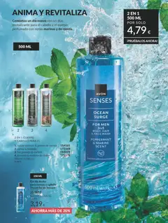 Vista previa Gel de ducha para cuerpo y cabello Ocean Surge Senses, Gel de ducha para cuerpo y cabello Ocean Surge Senses 250 ml válido desde el 01.02.2026 | Página: 179 | Productos: Gel de ducha, Ducha