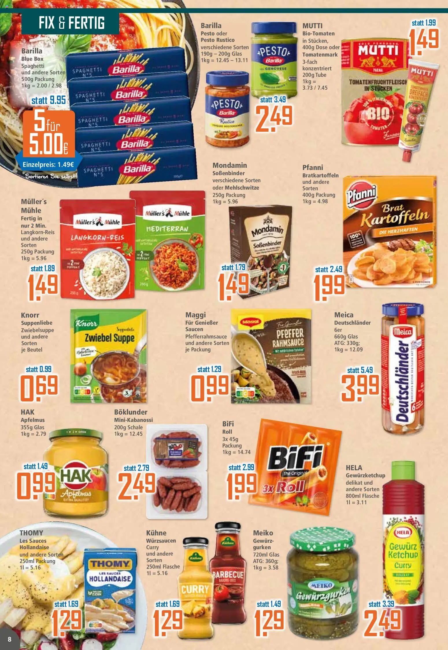 Klaas & Kock Prospekt 	 – gültig ab 27.04.2026 | Seite: 8 | Produkte: Maggi, Box, Kartoffeln, Gurken