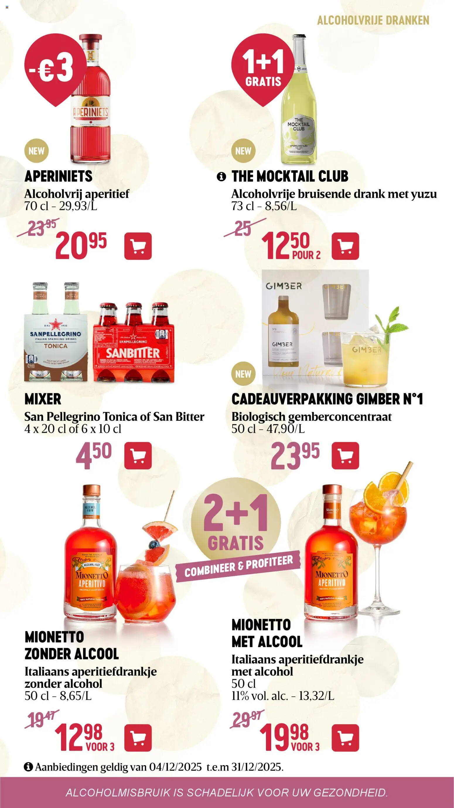 {H1} | Pagina: 7 | Producten: Sprite, Alcohol, Mixer