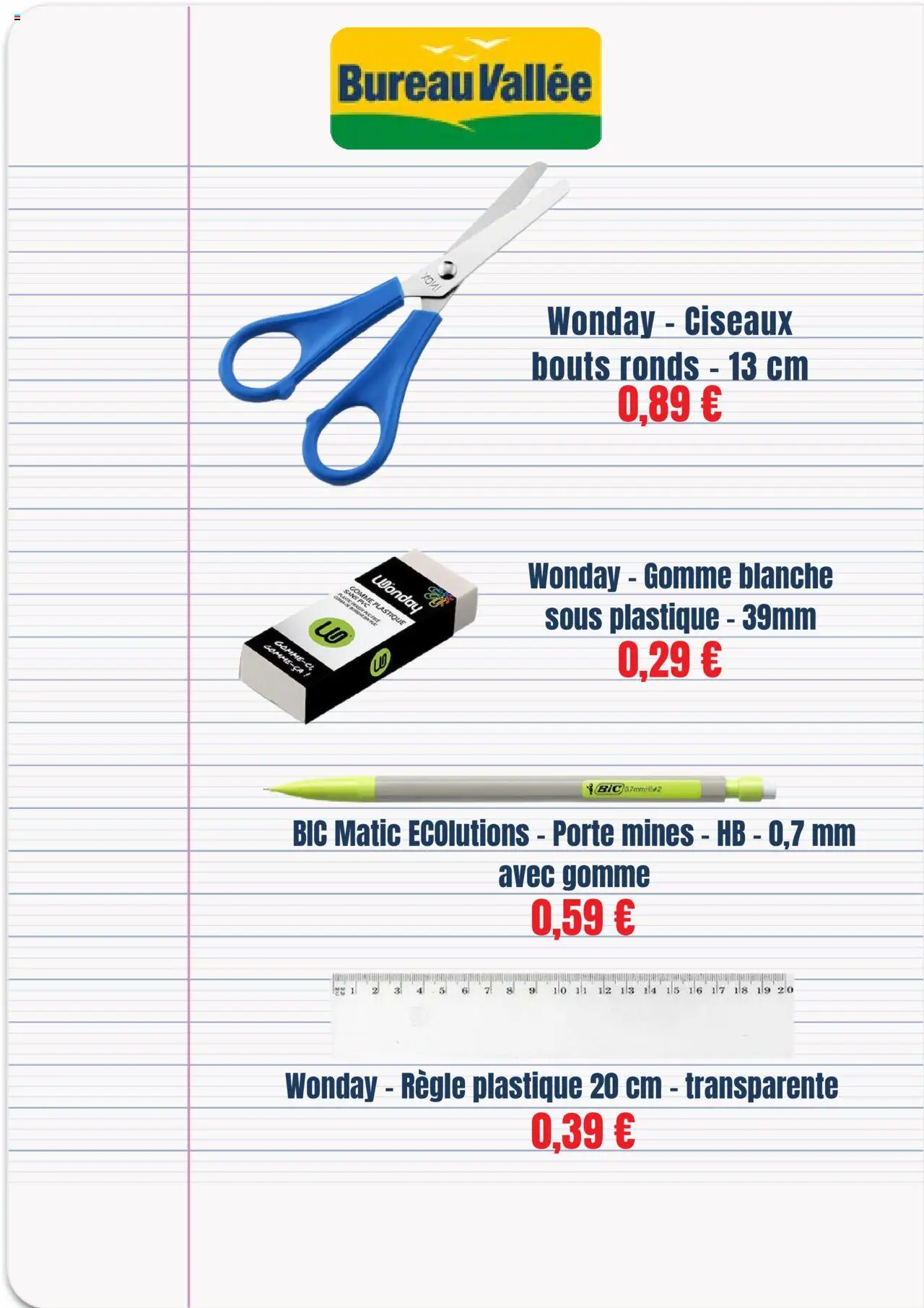  | Page: 6 | Produits: Règle, Bureau, Porte, Ciseaux