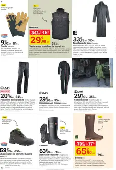 Espace Emeraude - Prévisualisation de Espace Emeraude catalogue valide à partir de 09.03.2026 | Page: 12 | Produits: Ceinture, Chaussures de sécurité, Pantalon, Gants