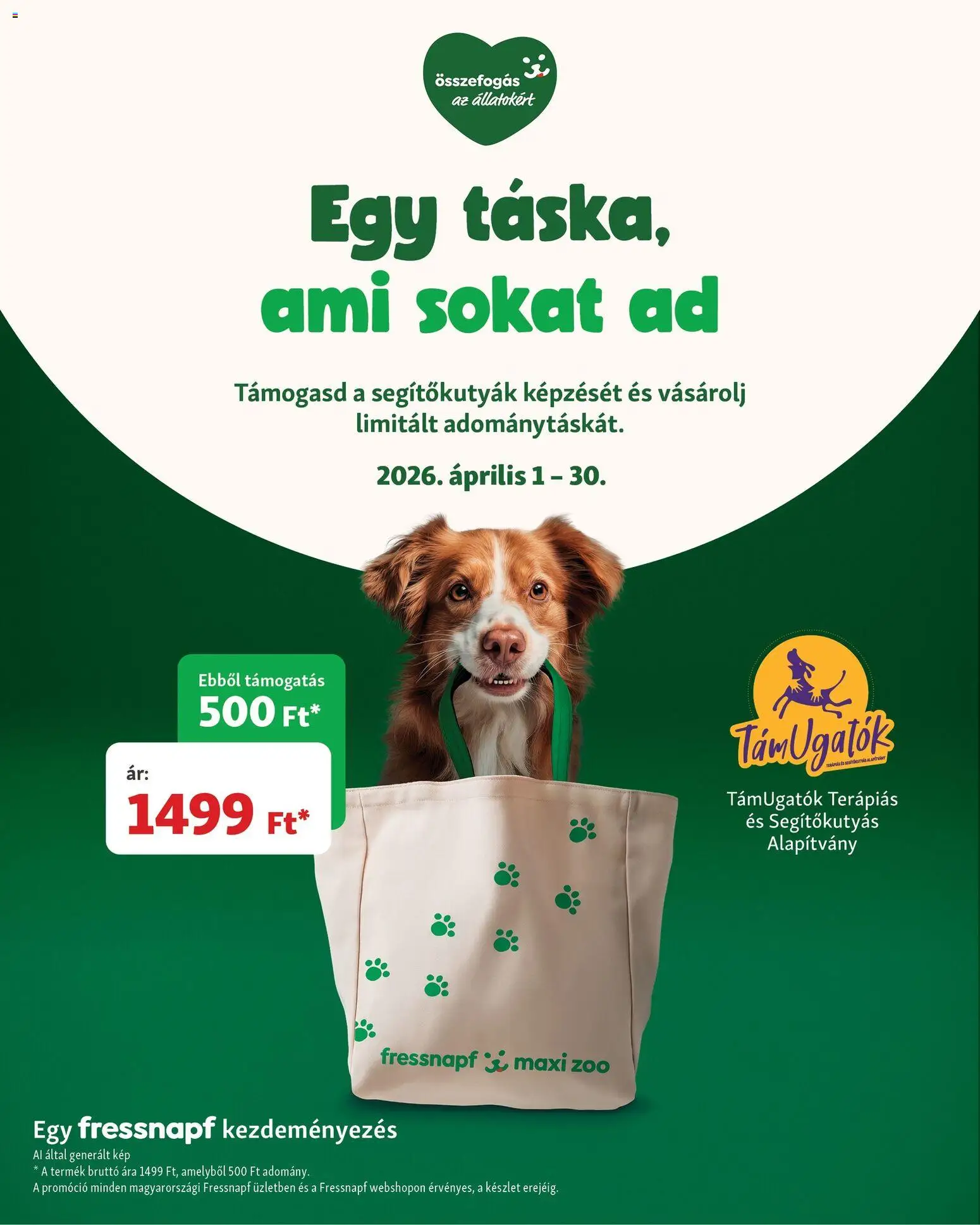 Fressnapf akciós ujság - amely érvényes a következő dátumtól: 01.04.2026 | Oldal: 1