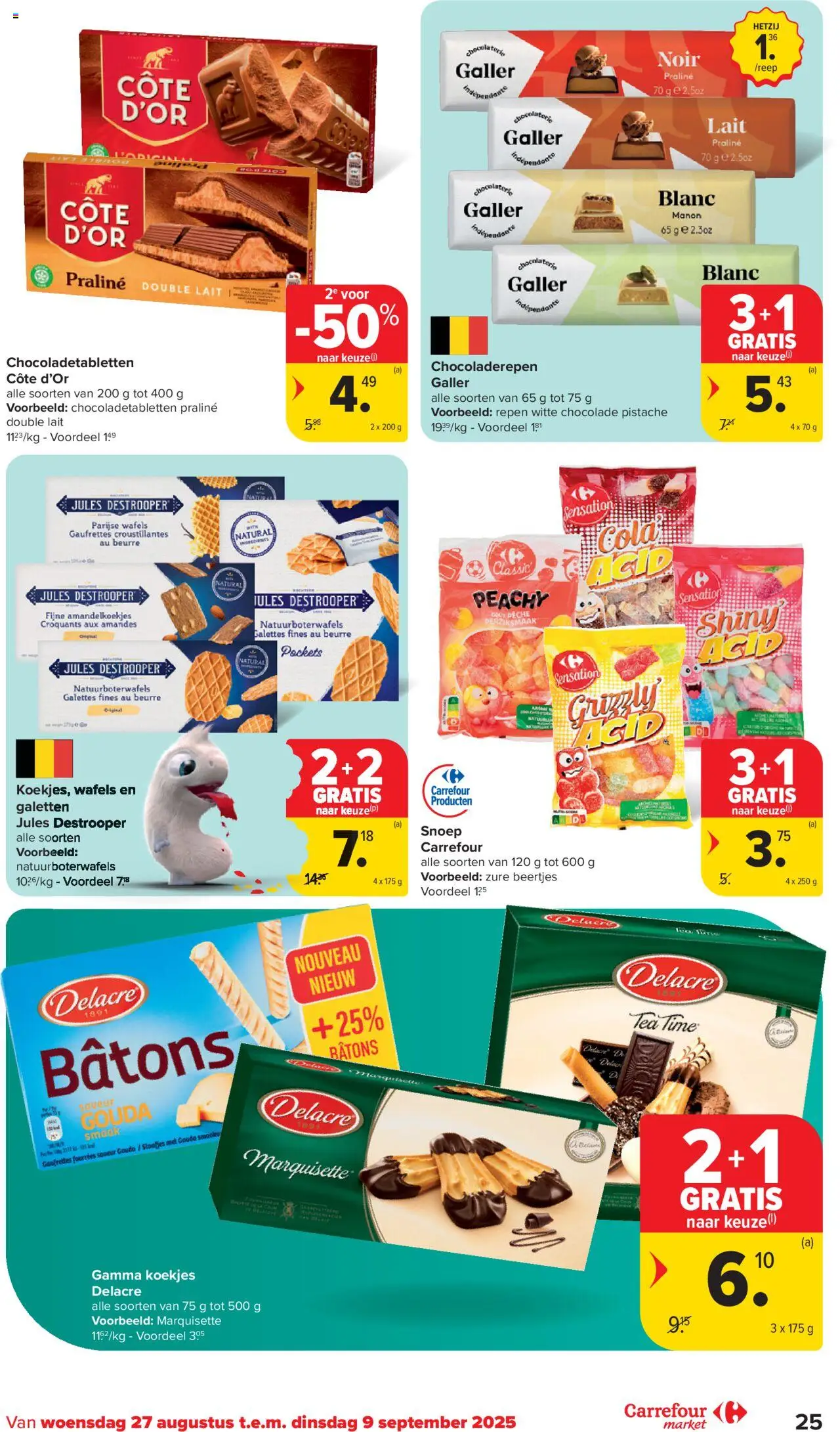  | Pagina: 25 | Producten: Koekjes, Gouda, La, Chocolade