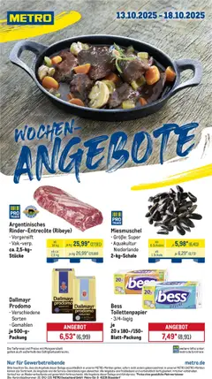 Metro Prospekt 	 ab 13.10.2025 gültig