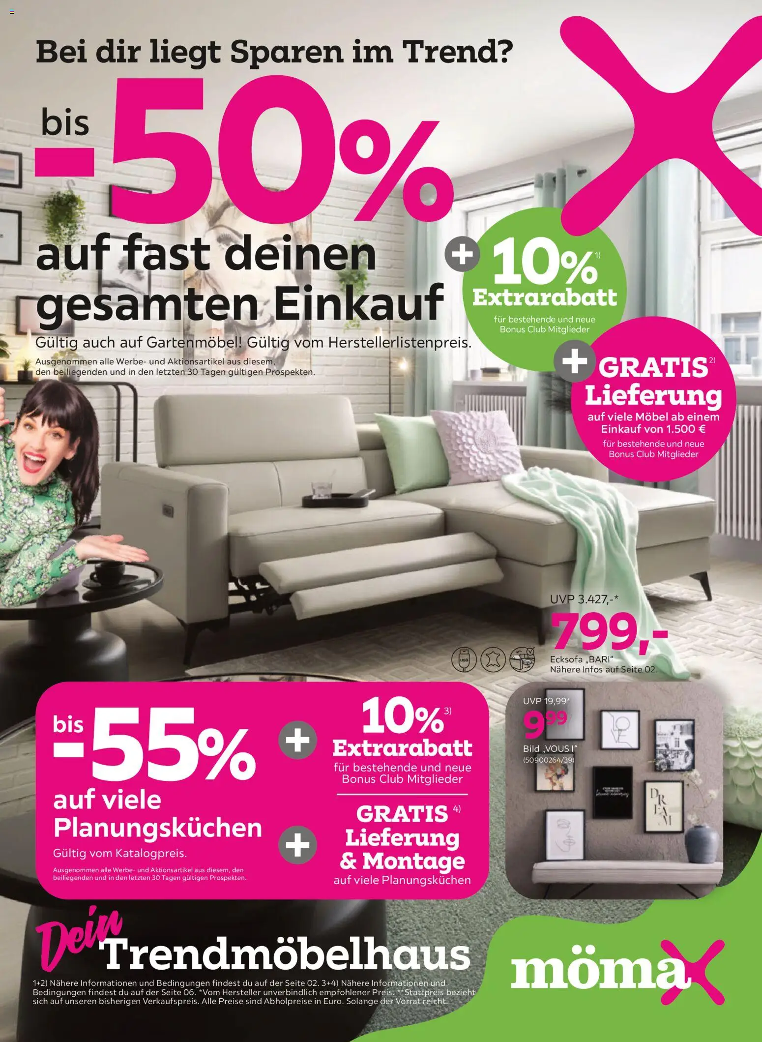 Mömax Prospekt aktuell gültig ab 14.04.2026 | Seite: 1 | Produkte: Gartenmöbel