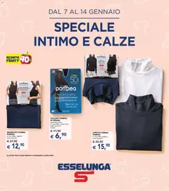 Anteprima del volantino Esselunga S Intimo Torino catalogo valido a partire dal 07.01.2026