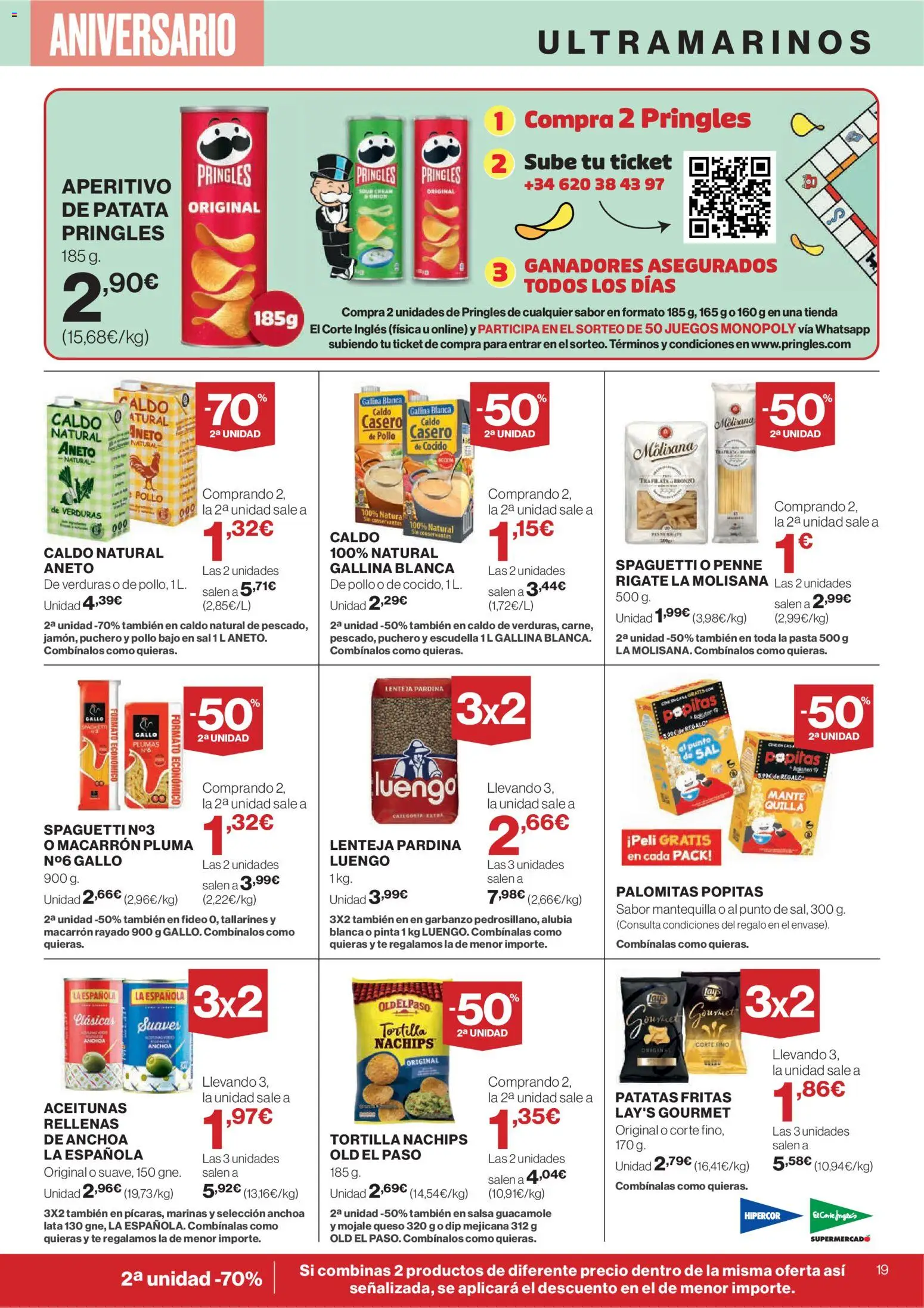 El Corte Inglés ofertas │ válido desde el 23.10.2025 | Página: 25 | Productos: Pasta, Guacamole, Té, Συσκευή ροής