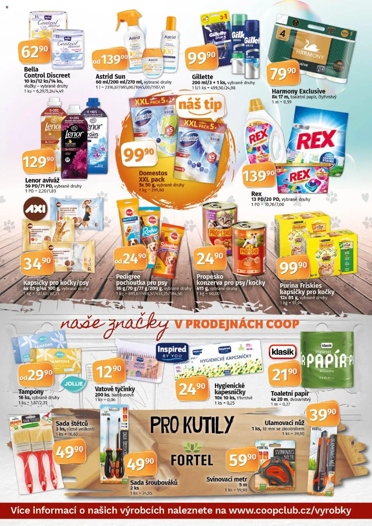 Coop leták - Tuty od 21.05.2025 | Strana: 8 | Produkty: Propesko, Tyčinky, Pochoutka pro psy, Aviváž Lenor