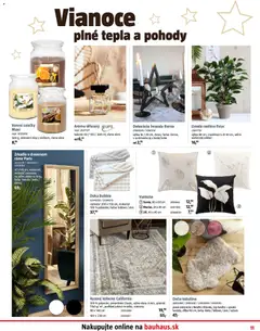 Bauhaus leták platný od 08.12.2025 | Strana: 11 | Produkty: Vankúše, Zrkadlo, Koberec