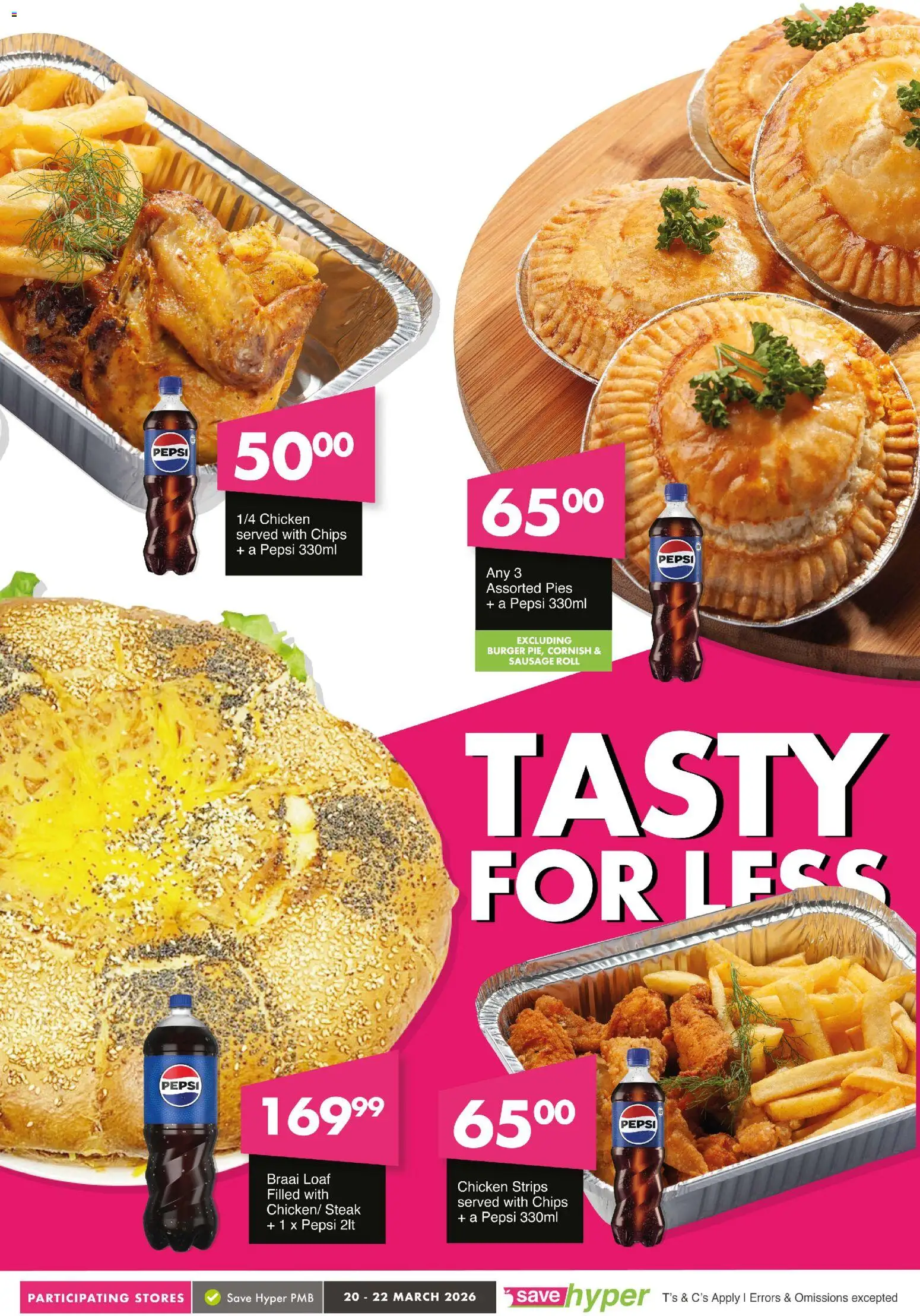 New Save catalogue – valid from 20.03.2026 | Page: 9 | Products: Steak, Chicken, Chips, Sausage