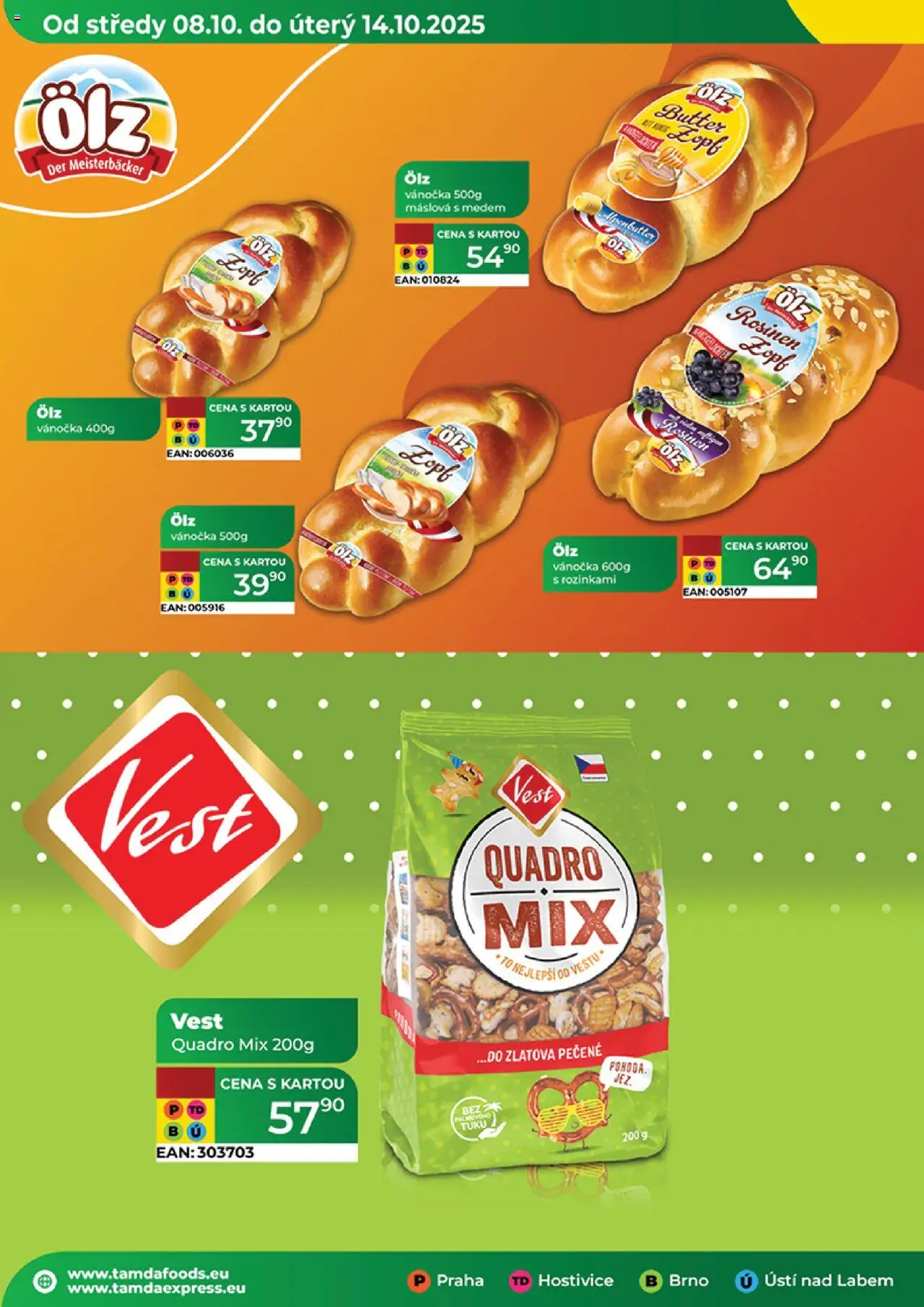 Tamda Foods leták od 08.10.2025 | Strana: 30 | Produkty: Vánočka
