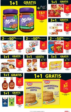 Cora folder week 44 - Voorbeeld van een folder van Cora, geldig van 28.10.2025 | Pagina: 11 | Producten: Fles, Pannenkoeken, Chocoladereep, Chocolade