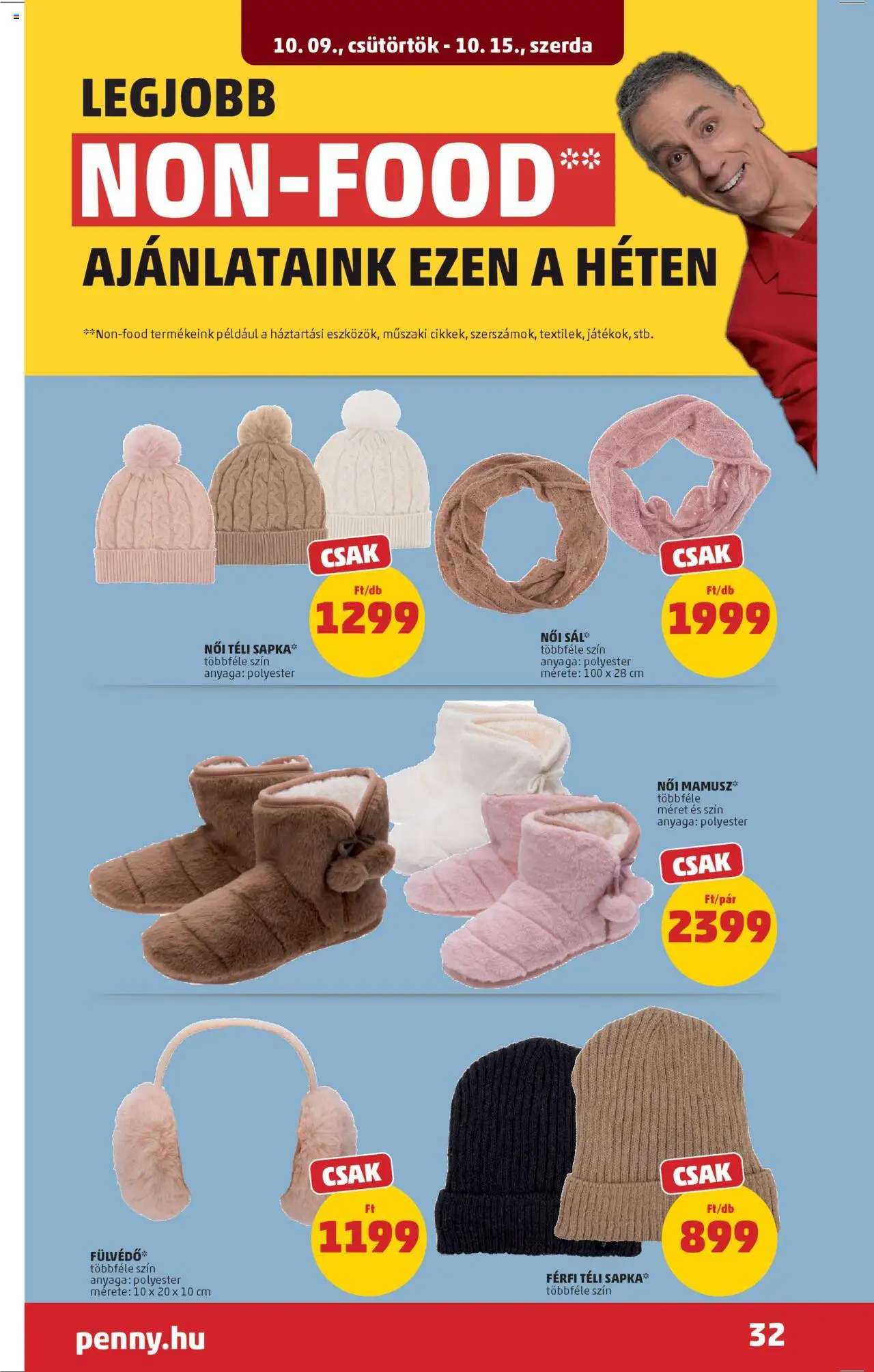 PENNY akciós ujság - amely érvényes a következő dátumtól: 09.10.2025 | Oldal: 36 | Termékek: Sapka