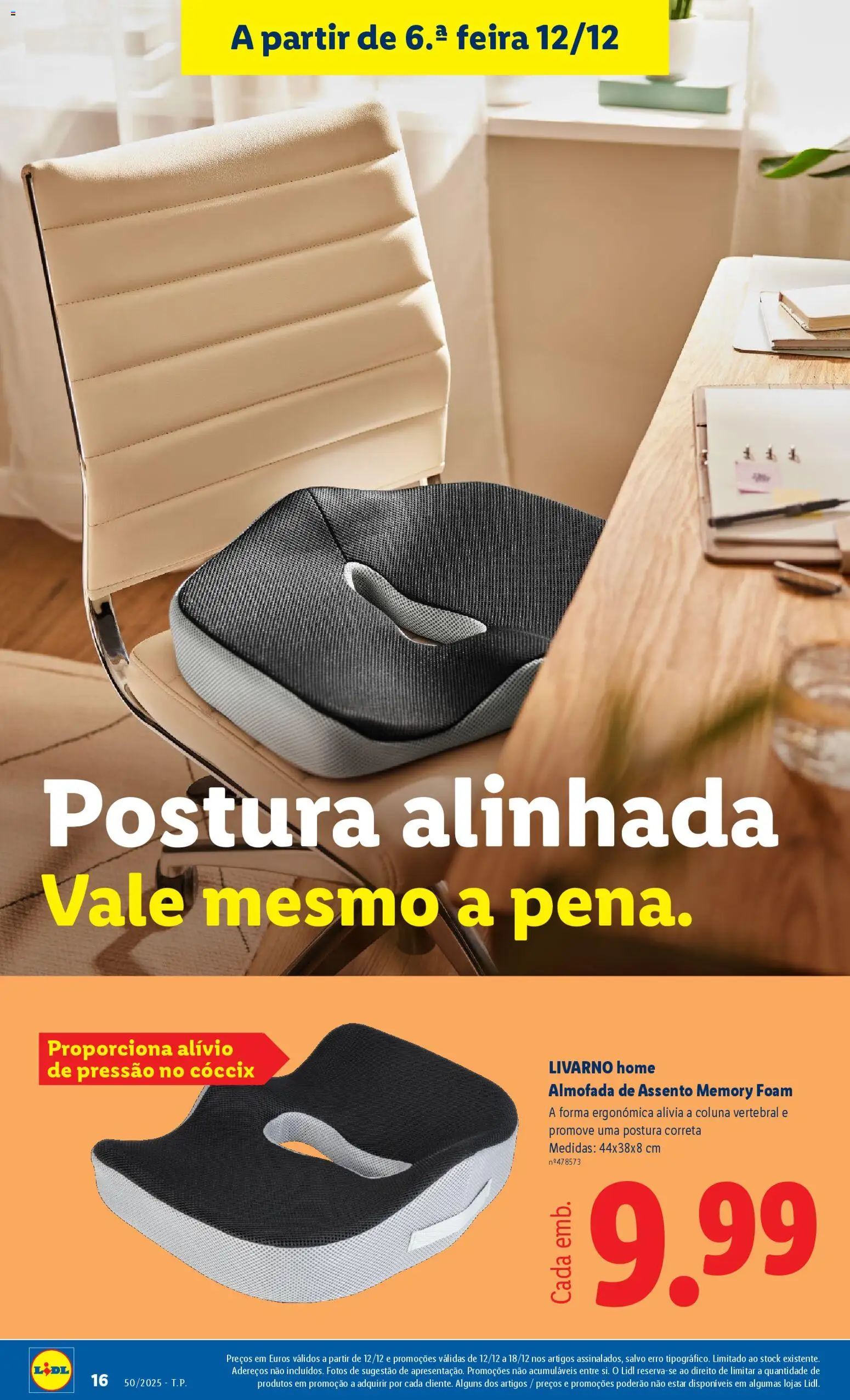 Lidl Novidades │ válido de 08.12.2025 | Página: 16 | Produtos: Almofada