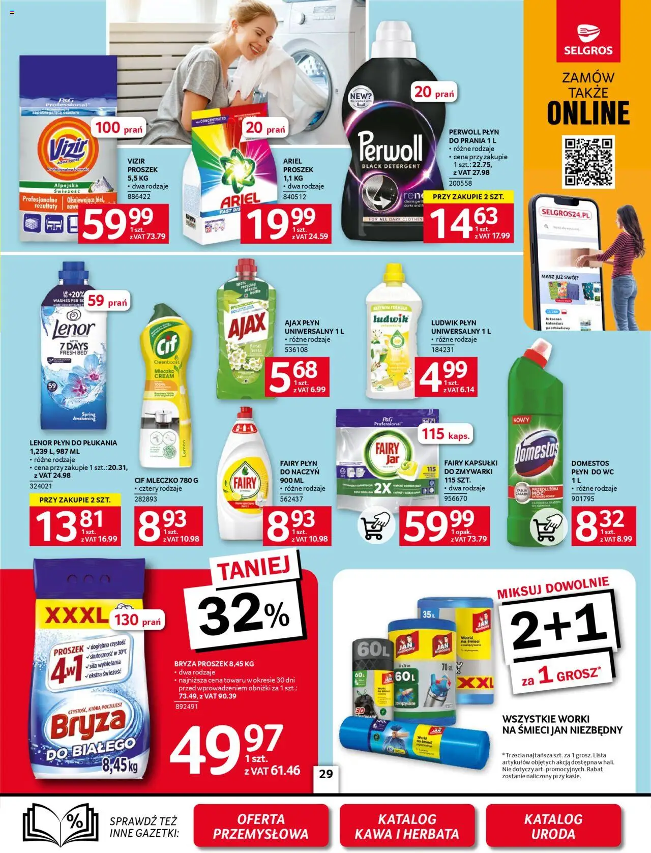 Selgros cash&carry Gazetka od 09.10.2025 | Strona: 26 | Produkty: Puder, Kawa, Fairy, Detergent