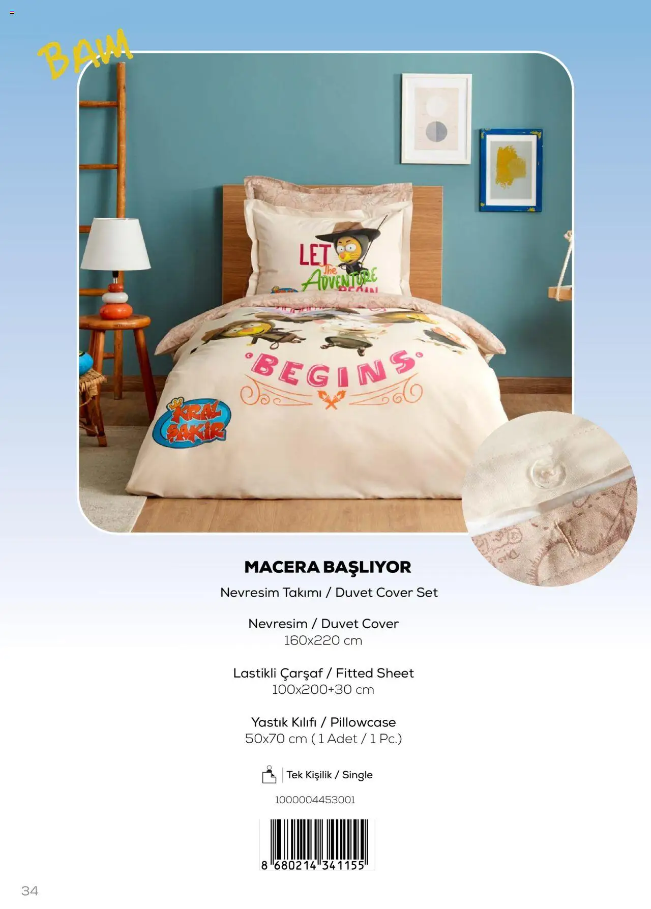 Karaca - Karaca Home - Genç ve Bebek - 01.03.2025 tarihinden itibaren geçerlidir | Sayfa: 34 | Ürünler: Yastık, Nevresim, Çarşaf, Yastık kılıfı