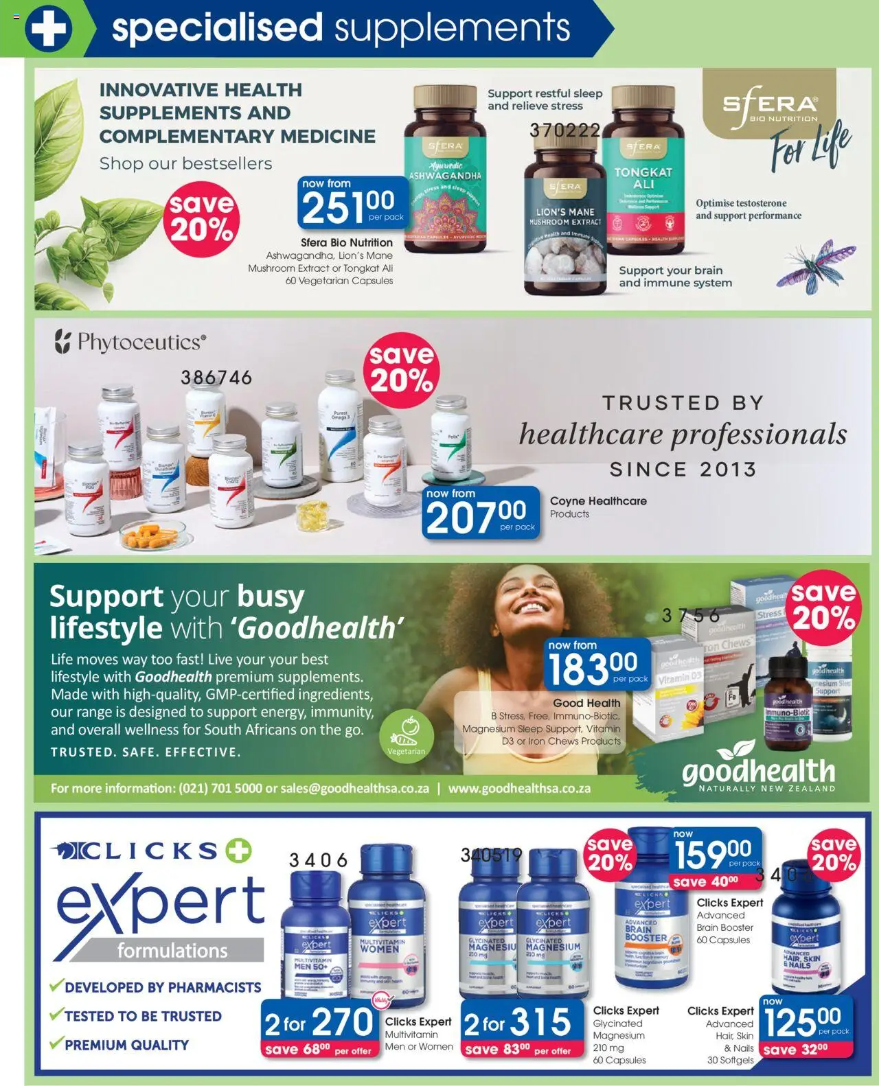 Clicks Specials │ valid from 21.08.2025 | Page: 14 | Products: Iron, Supplements