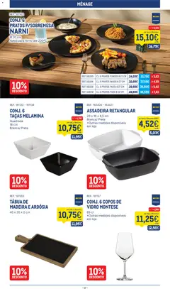Pré-visualização Makro folheto válido de 24.03.2026 | Página: 17 | Produtos: Tábua, Copos, Pratos, Taças