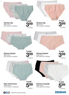 Zeeman folder - Voorbeeld van een folder van Zeeman, geldig van 28.02.2026 | Pagina: 24 | Producten: Slip, Hipster