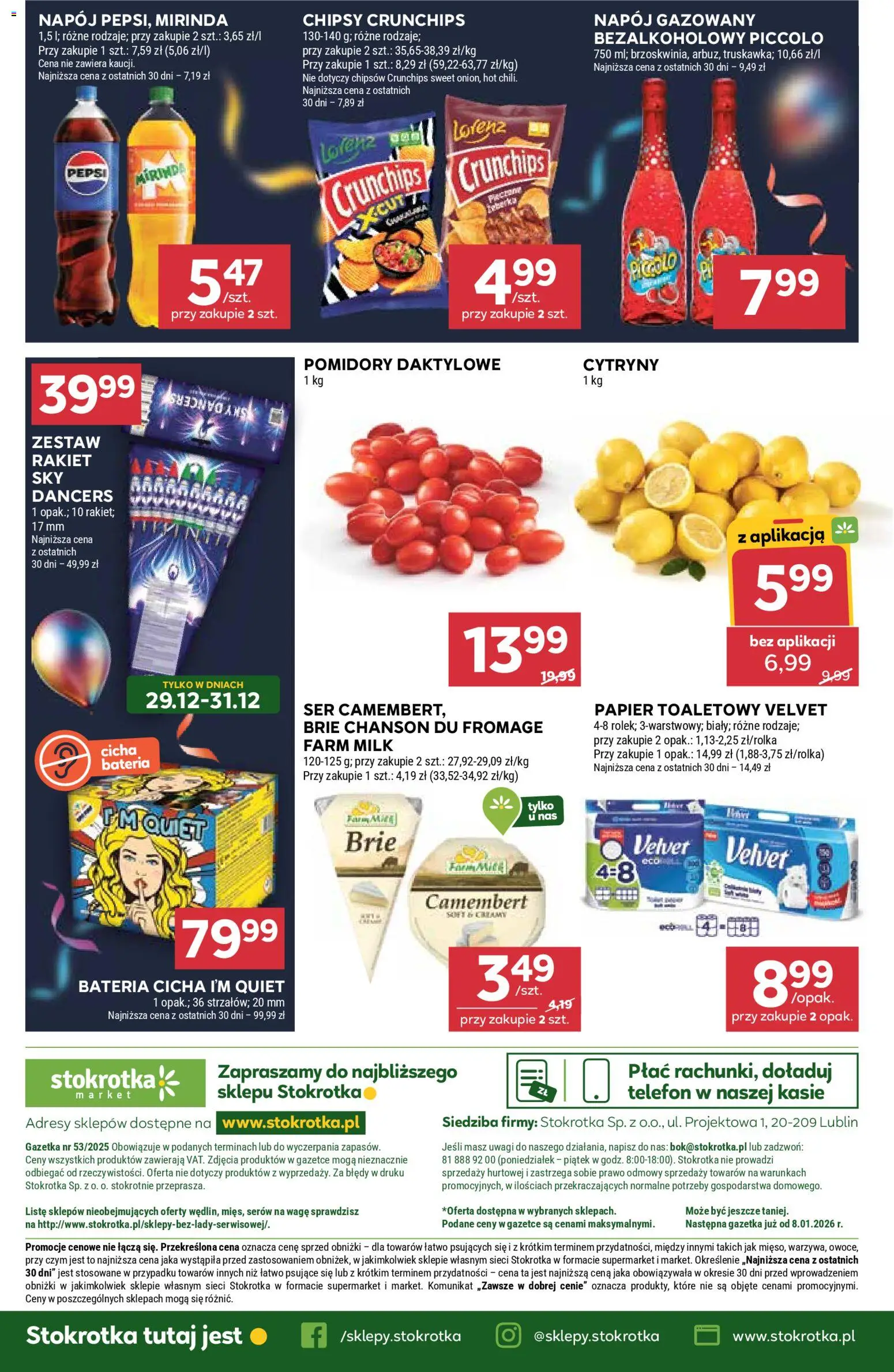 Stokrotka Gazetka - Market od 29.12.2025 | Strona: 21 | Produkty: Telefon, Stokrotka, Bateria, Ser
