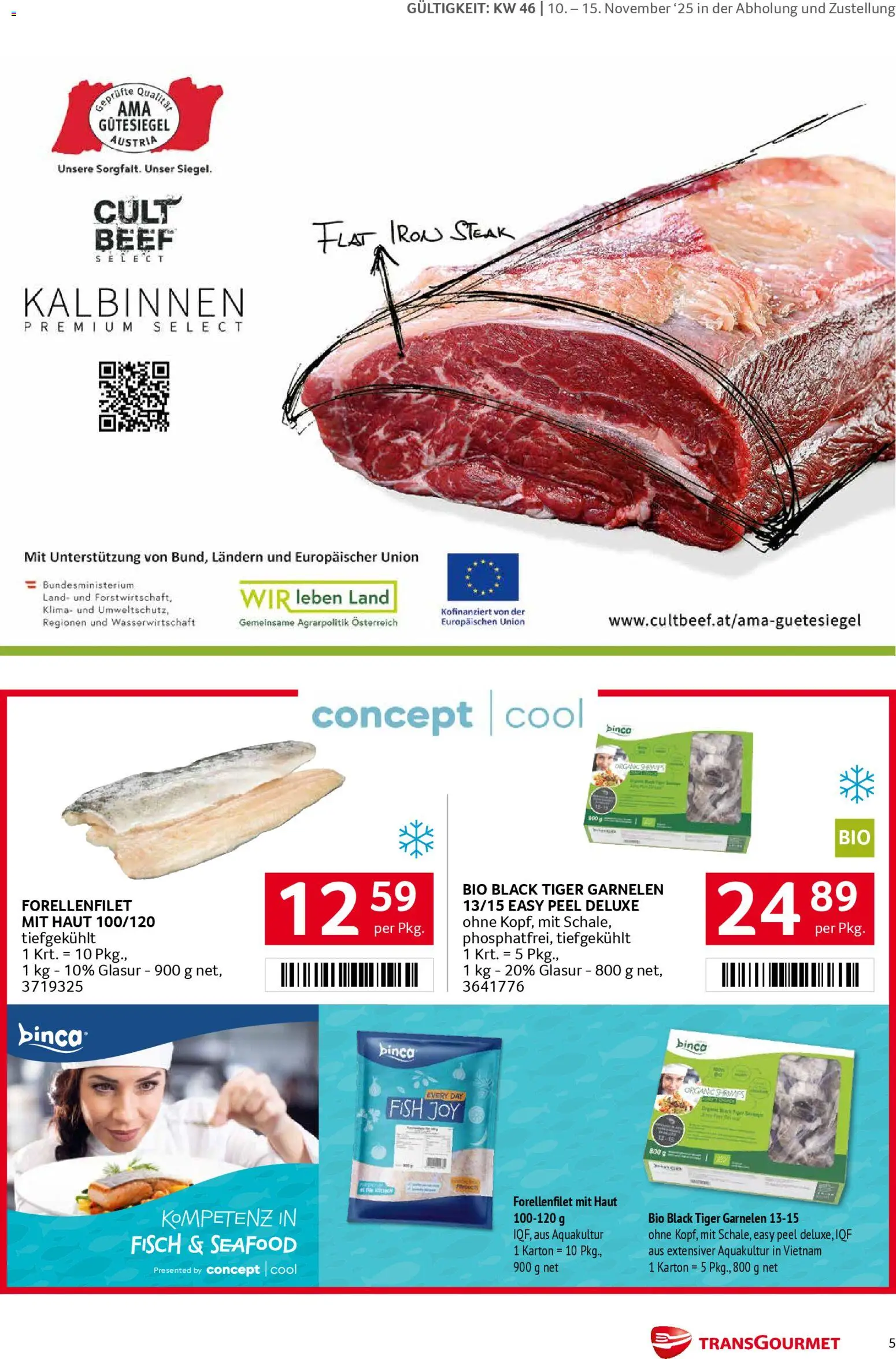 Transgourmet  Markenfestwoche gültig ab 10.11.2025 | Seite: 5 | Produkte: Fisch