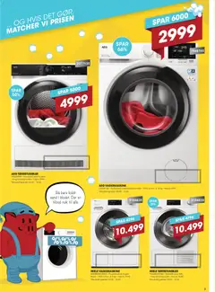 Punkt1 - Tilbudsavis gyldig fra 23.02.2026 | Side: 3 | Produkter: Æg, Vaskemaskine, Tørretumbler