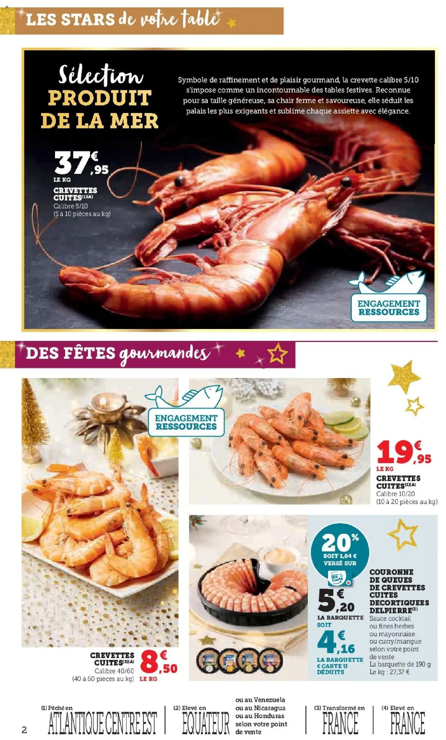 {H1} | Page: 2 | Produits: Pêche, Crevette, Crevettes, Table