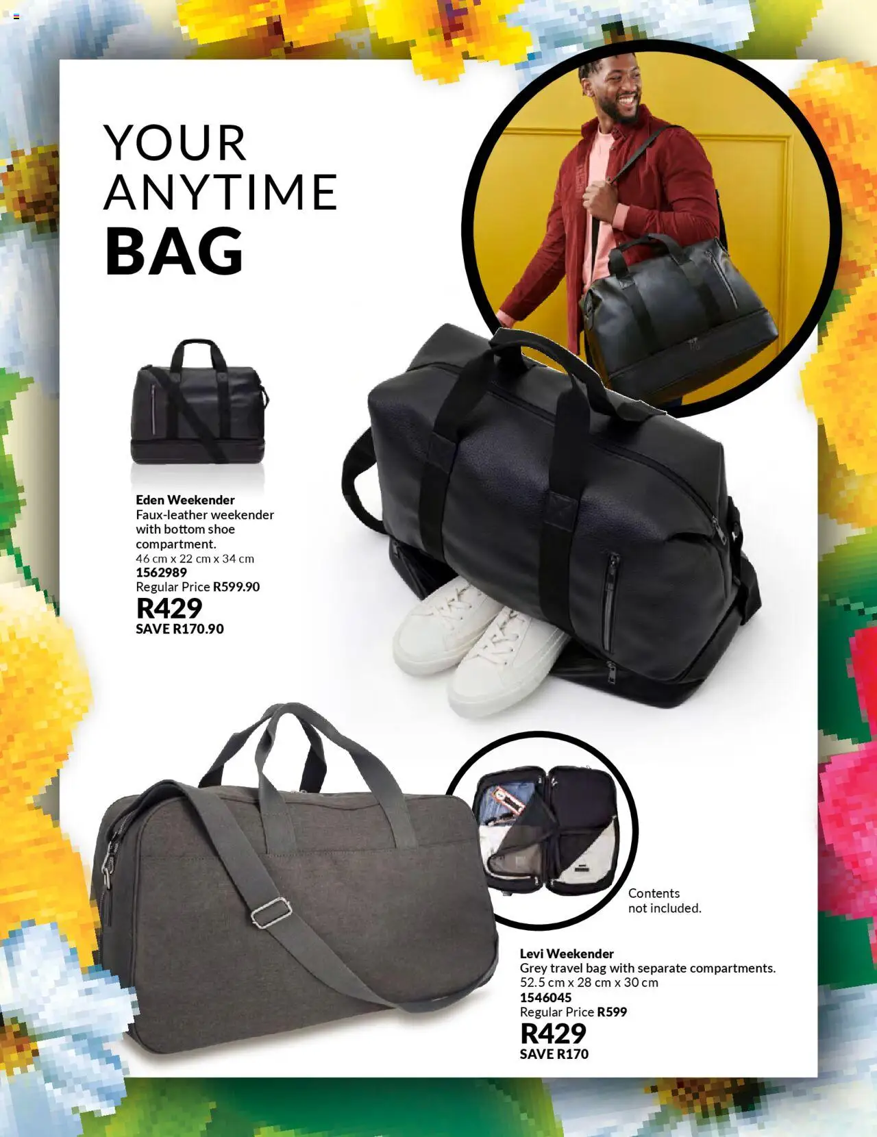 New Avon catalogue – valid from 19.09.2025 | Page: 35 | Products: Travel bag, Bag