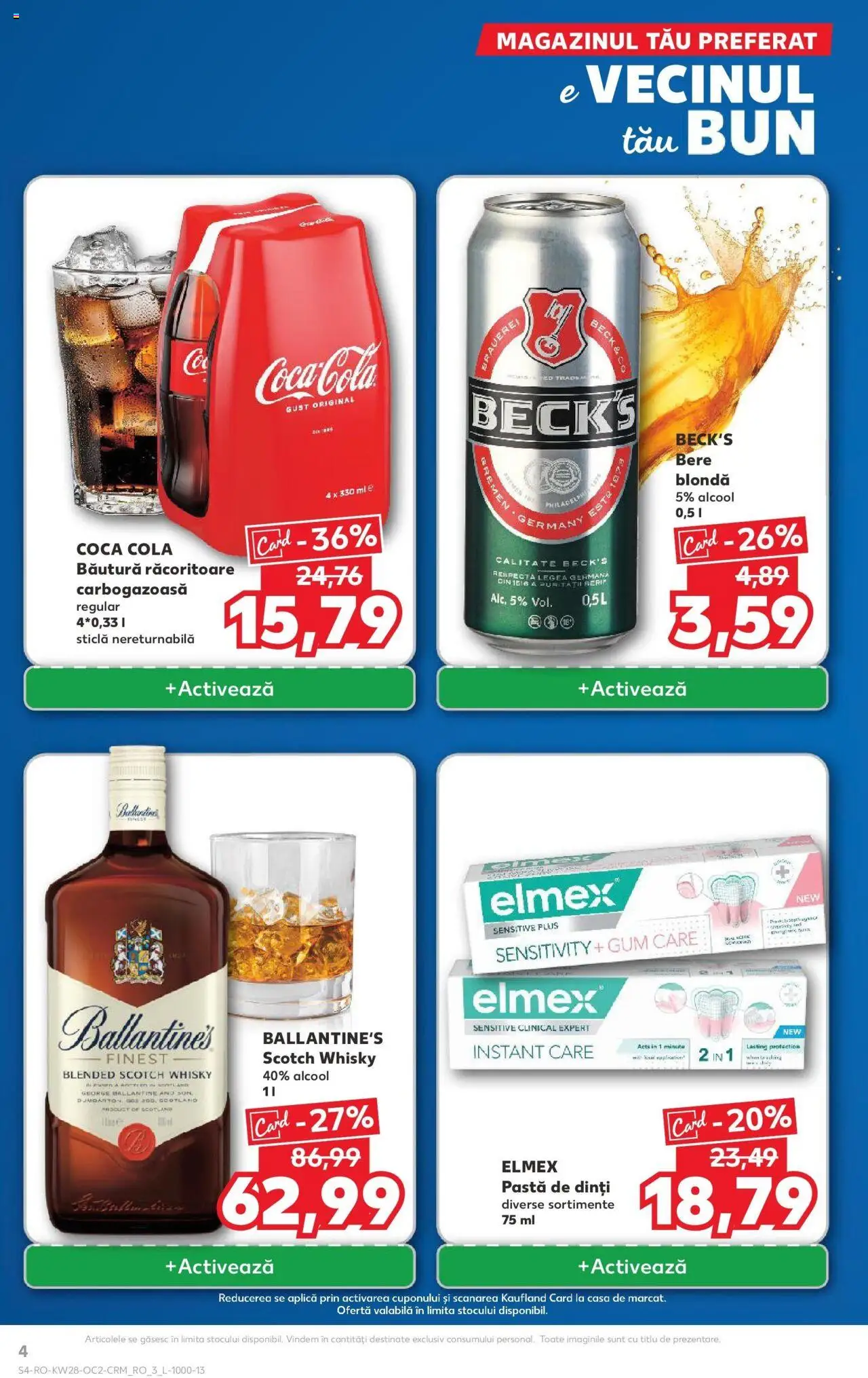 Catalog Kaufland - Bucureşti – valabil de la 09.07.2025 | Pagină: 4 | Produse: Amerikan servis, Bere, Pastă de dinți