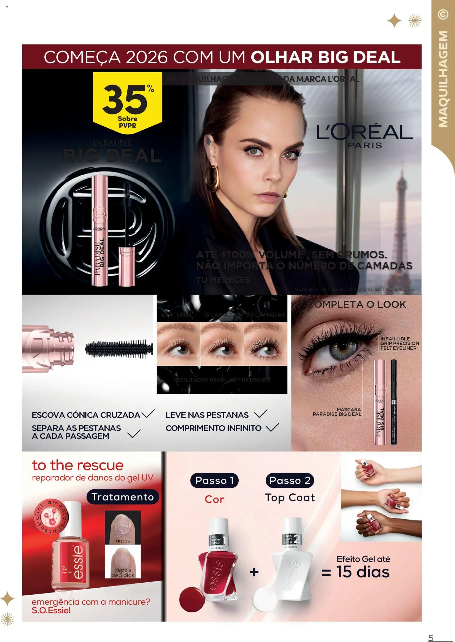 Continente - Festeje o Ano em beleza │ válido de 09.12.2025 | Página: 5 | Produtos: Top, Maquilhagem