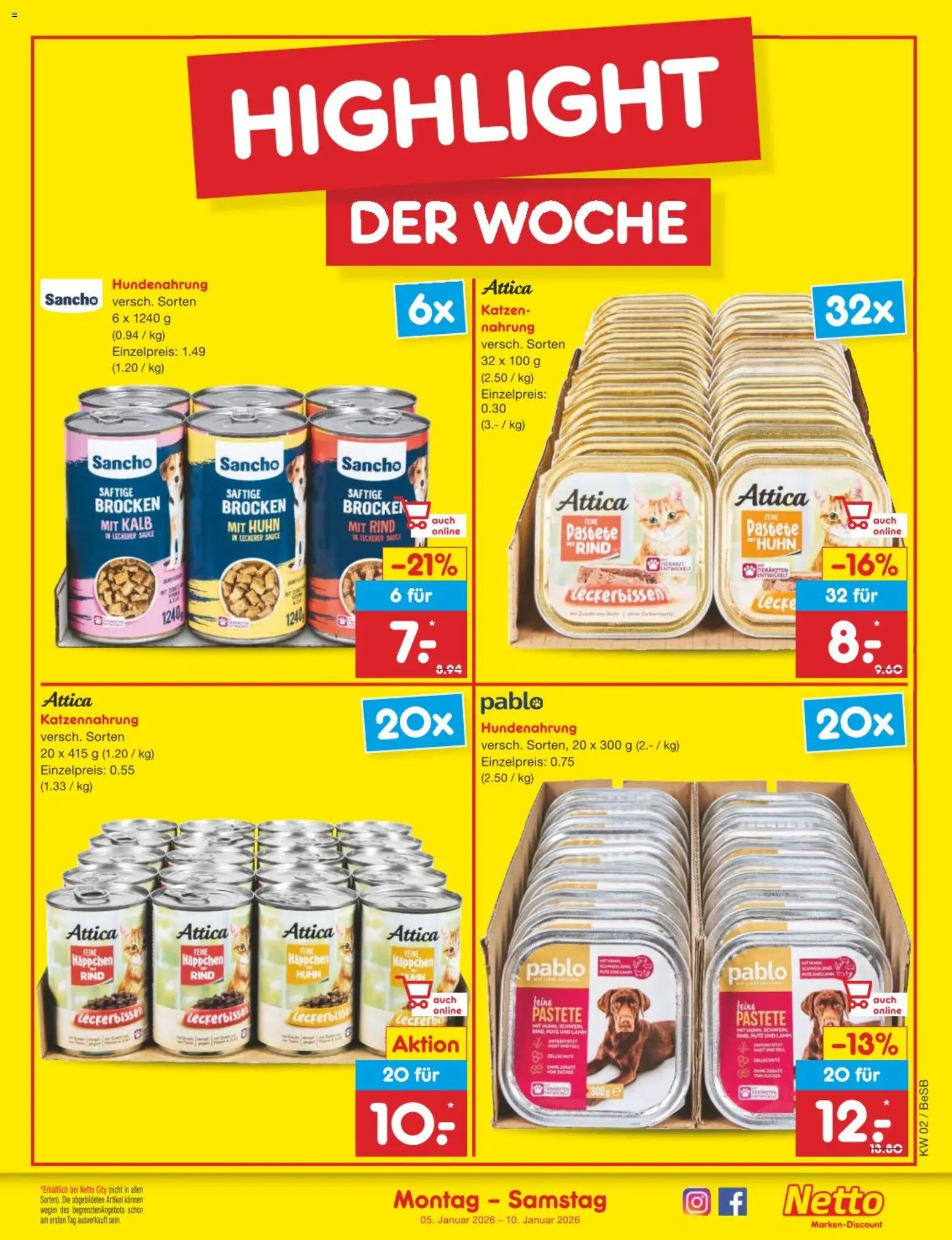 Netto Marken-Discount Prospekt 	 – gültig ab 05.01.2026 | Seite: 7 | Produkte: Pute