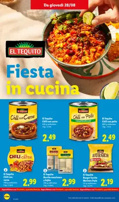Volantino Lidl del 25.08.2025 | Pagina: 24 | Prodotti: Pollo, Fagioli, Salsa, Pomodoro