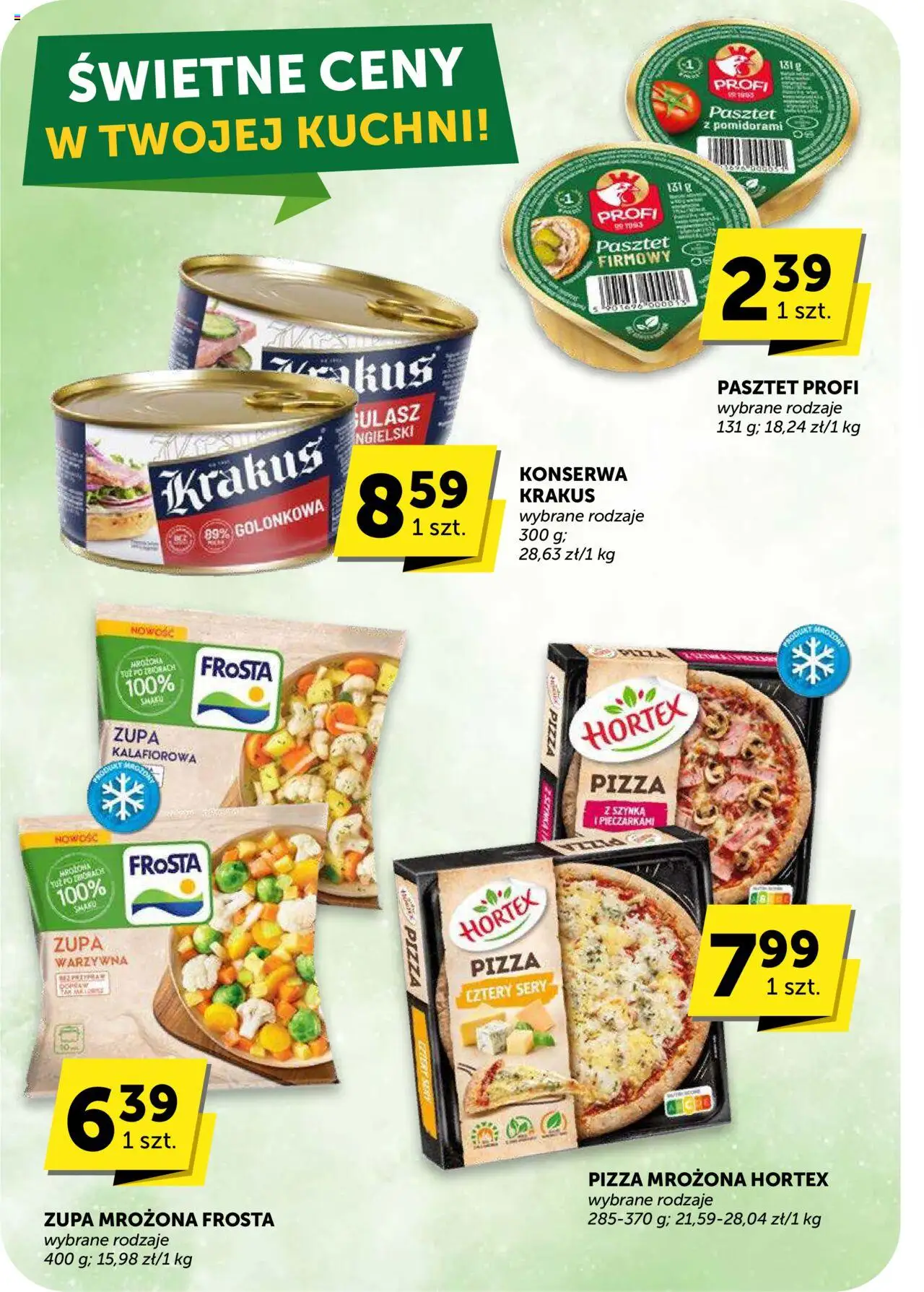 Euro Sklep Gazetka od 02.10.2025 | Strona: 30 | Produkty: Pizza mrożona, Sery, Zupa mrożona, Gulasz