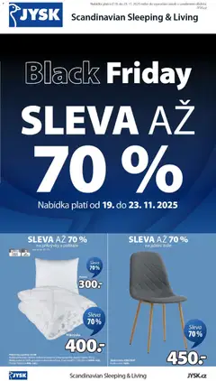 Náhled letáku JYSK Black Friday od 19.11.2025